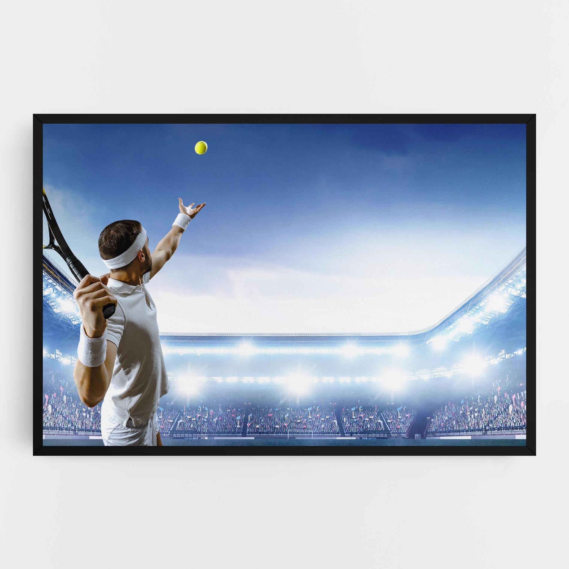 Obraz na Płótnie Stadium Tennis Player mockup 0