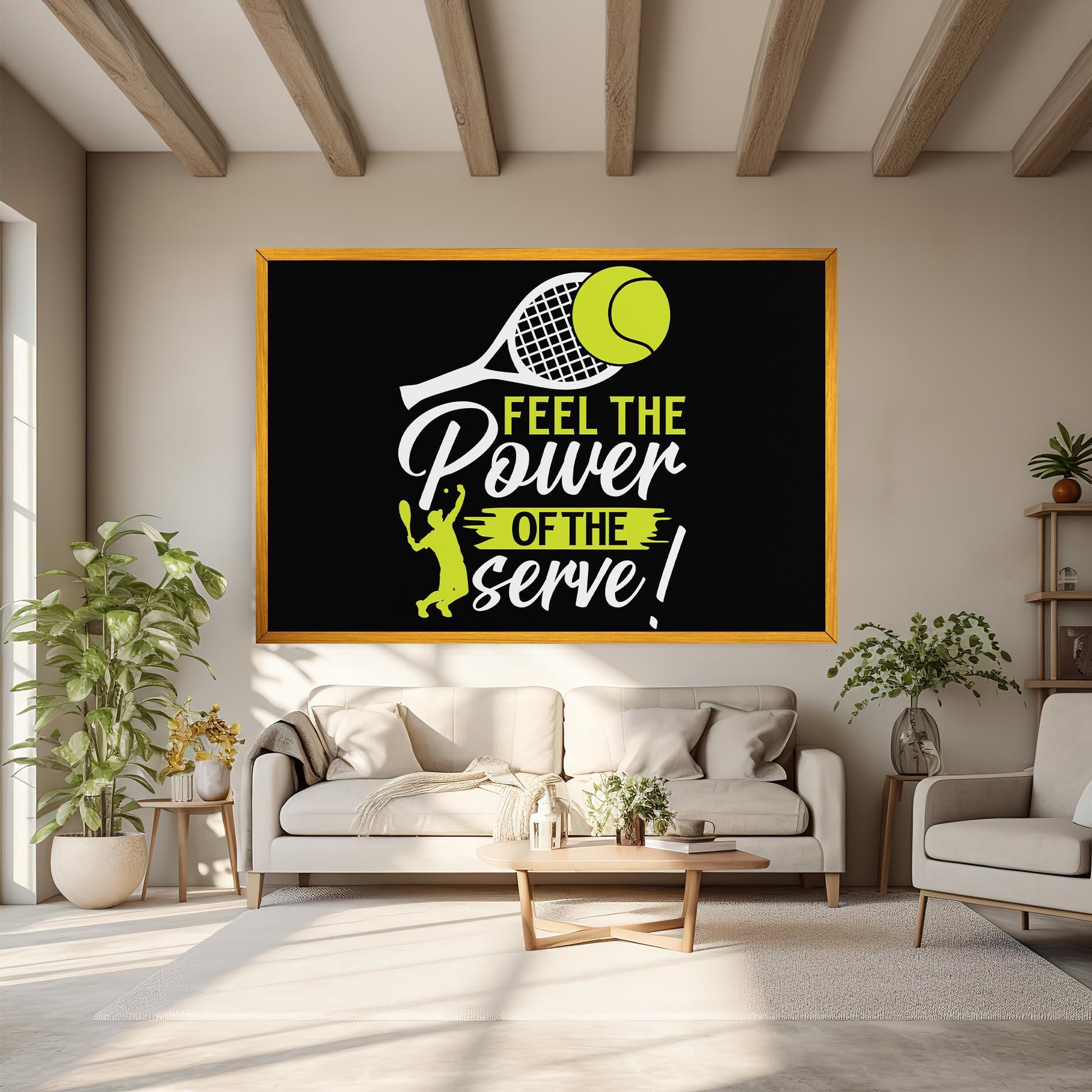 Obraz na Płótnie Power Serve mockup 6