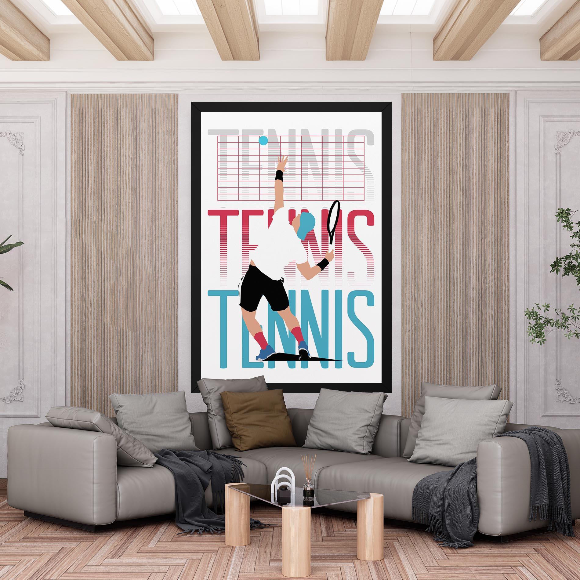 Obraz na Płótnie Tennis Ball Jump mockup 6