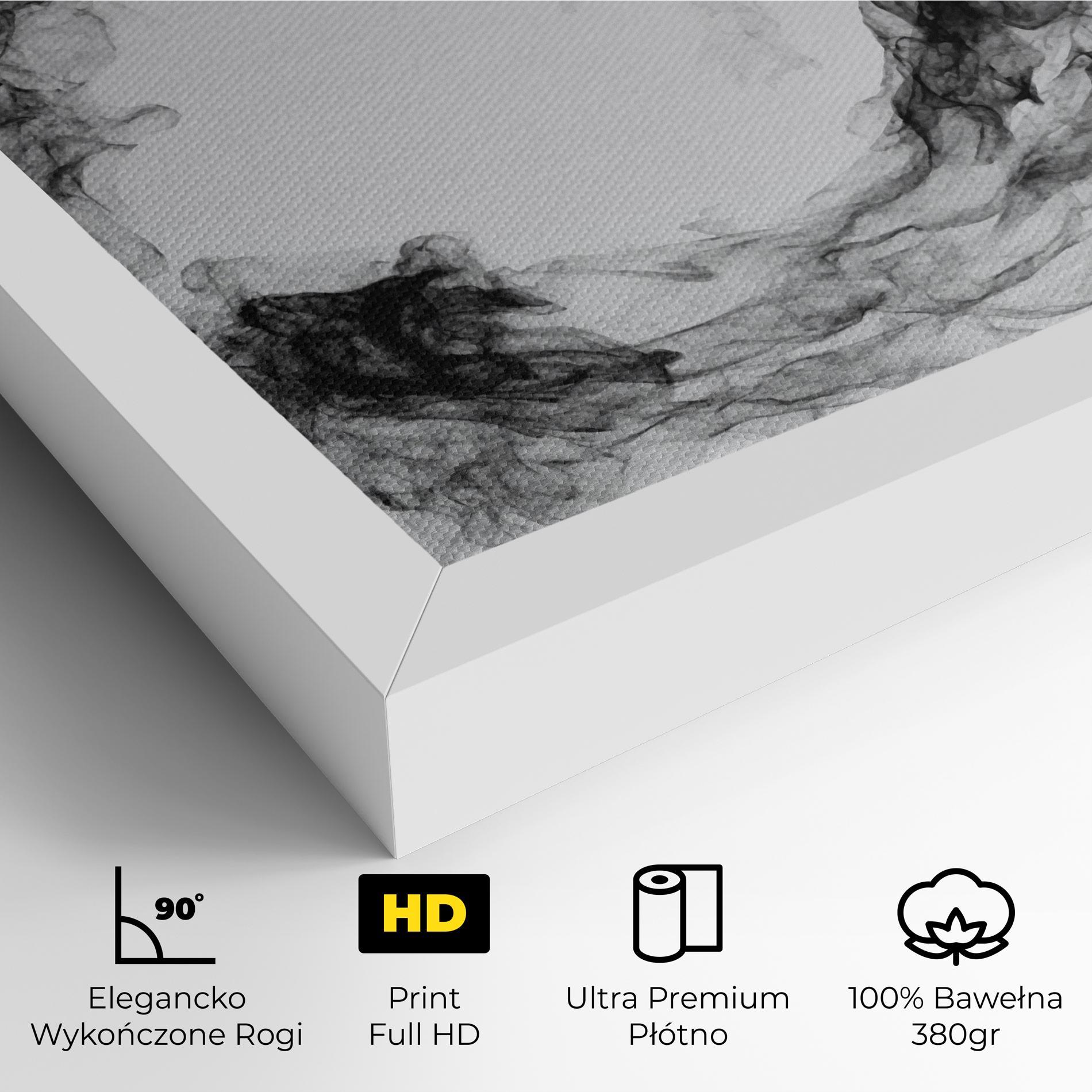 Obraz na Płótnie Black Tennis Smoke mockup 4