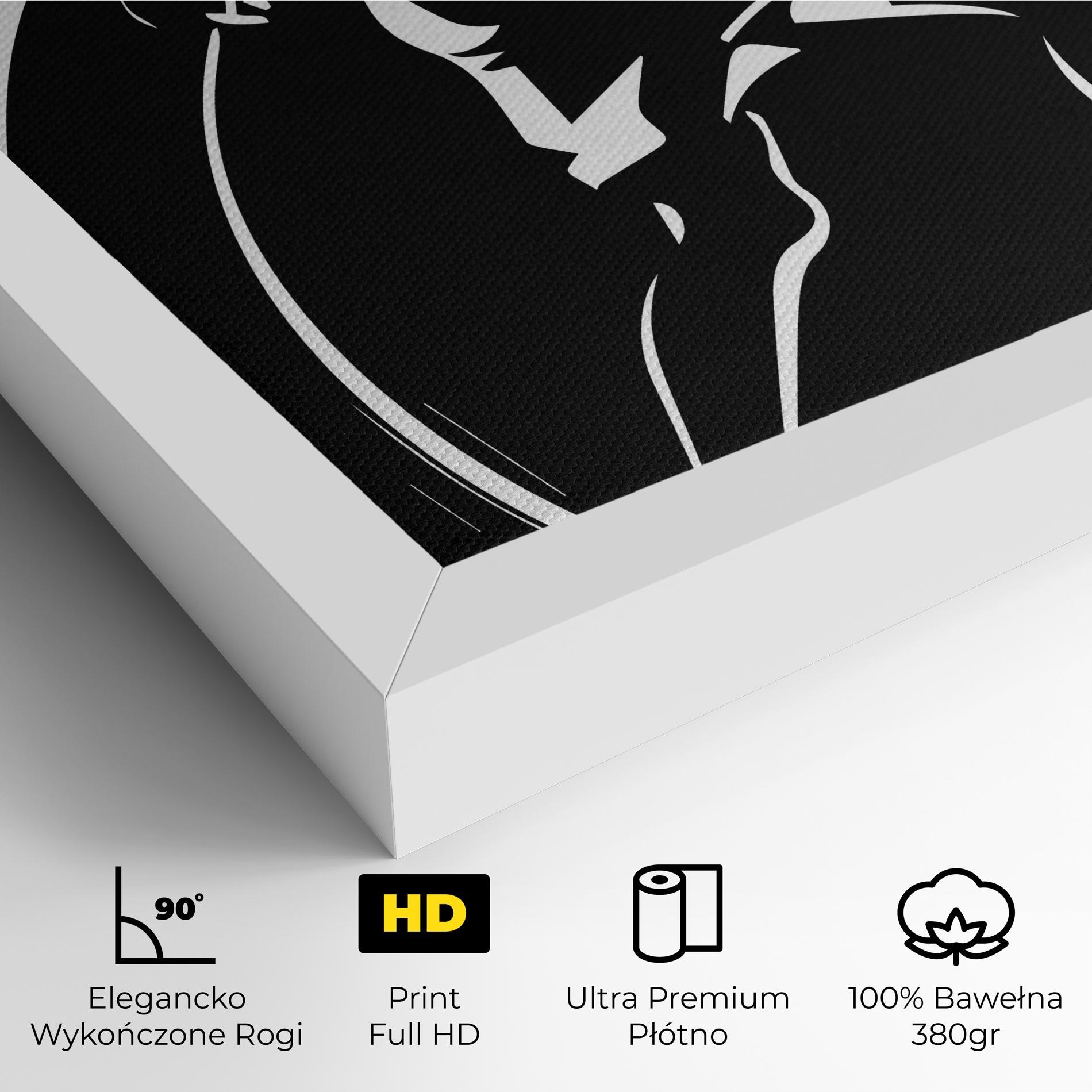 Obraz na Płótnie White Line Tennis mockup 4