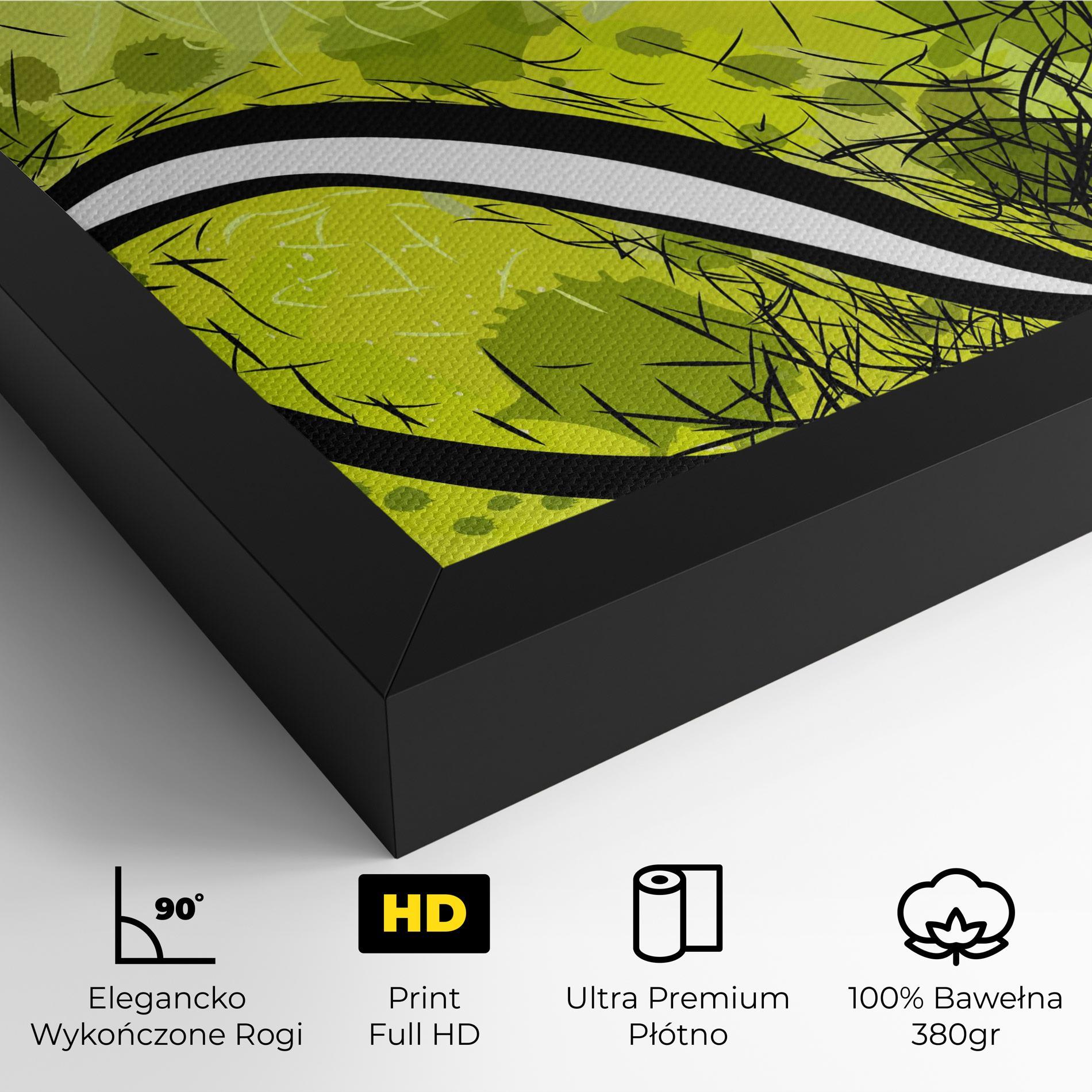 Obraz na Płótnie Big Tennis Ball mockup 4