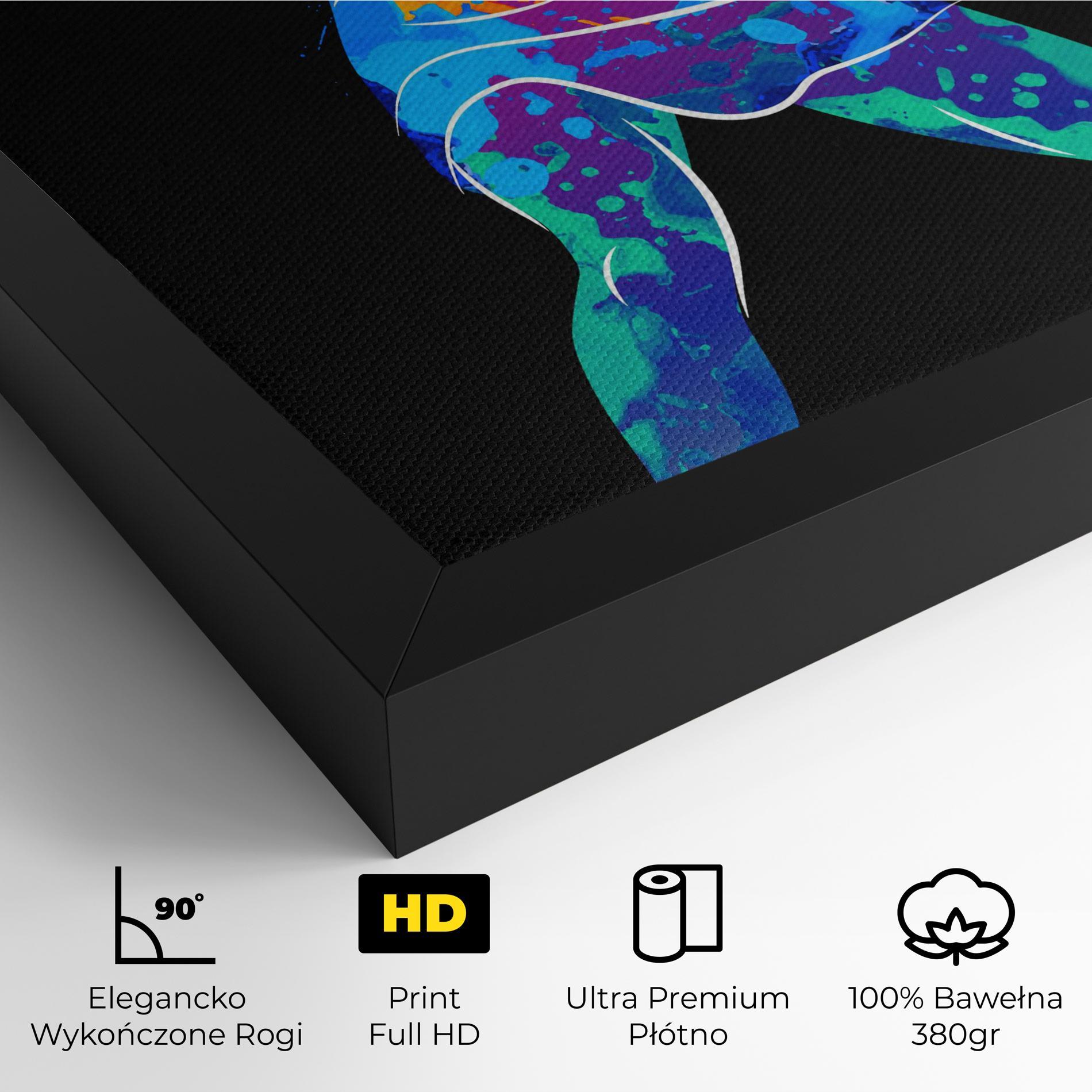 Obraz na Płótnie Green Orange Tennis mockup 4