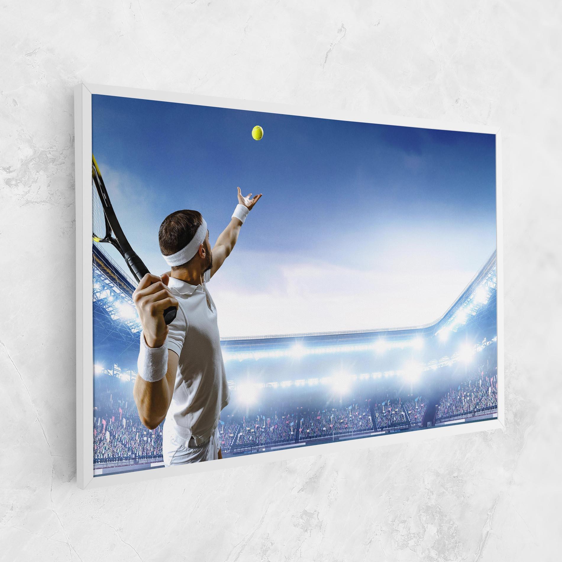 Obraz na Płótnie Stadium Tennis Player mockup 1