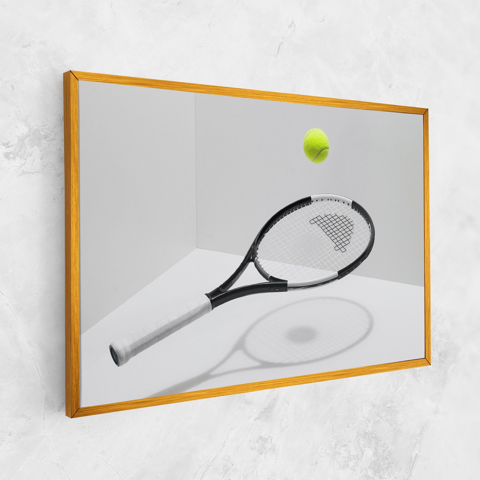 Obraz na Płótnie Floating Tennis Racket mockup 1