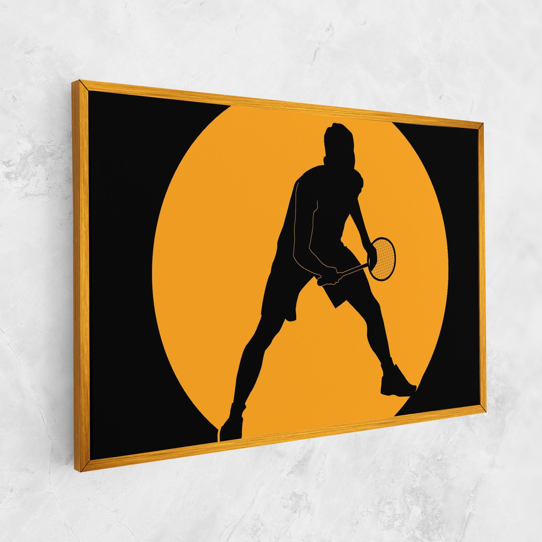 Obraz na Płótnie Orange Tennis mockup 1