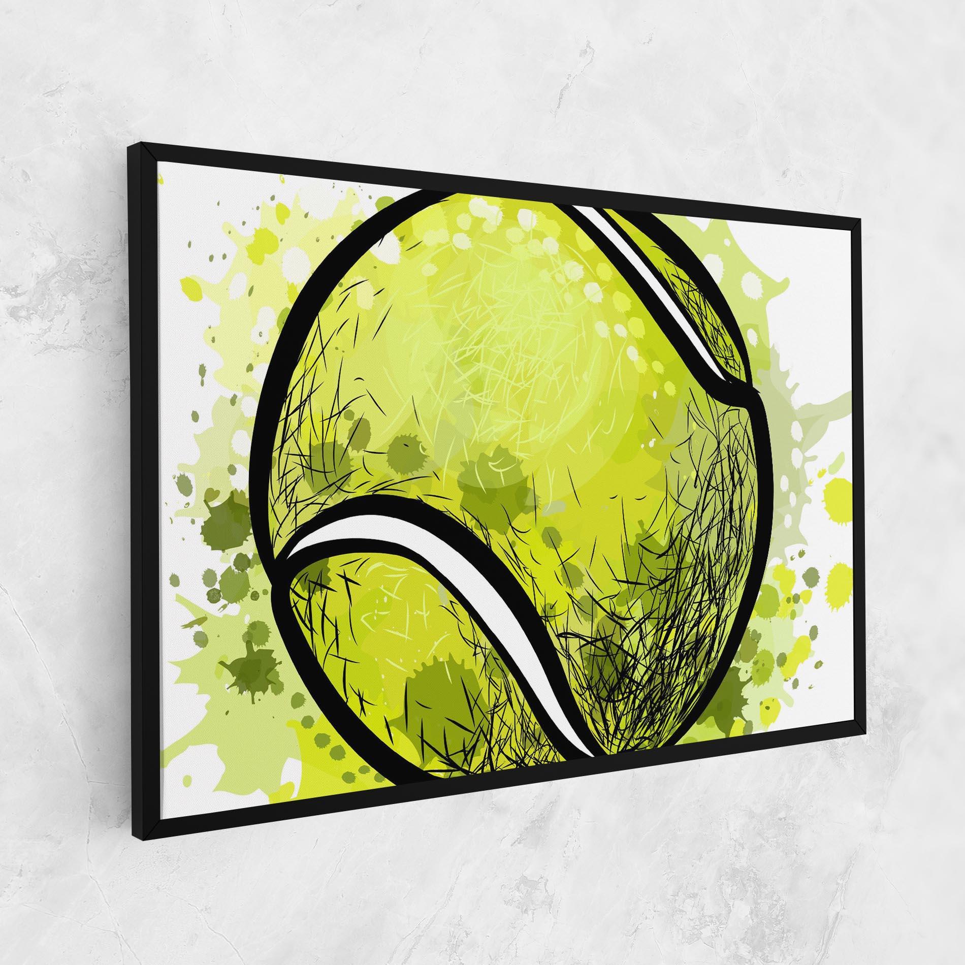 Obraz na Płótnie Big Tennis Ball mockup 1
