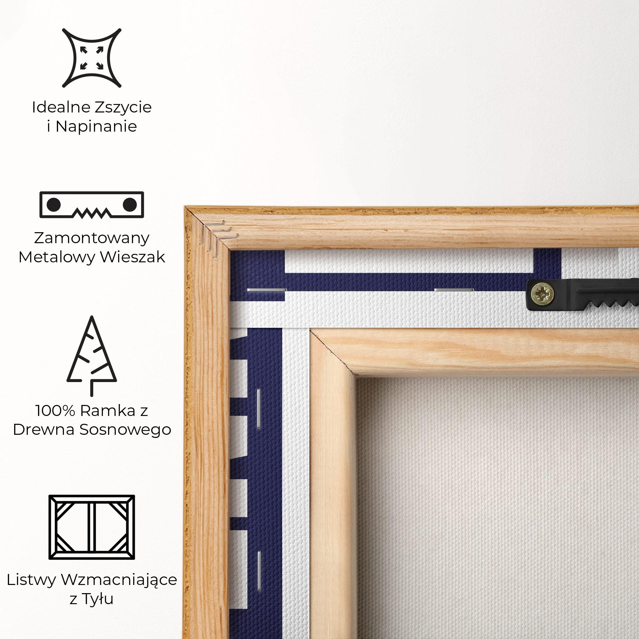 Obraz na Płótnie Orange Tennis Player mockup 5