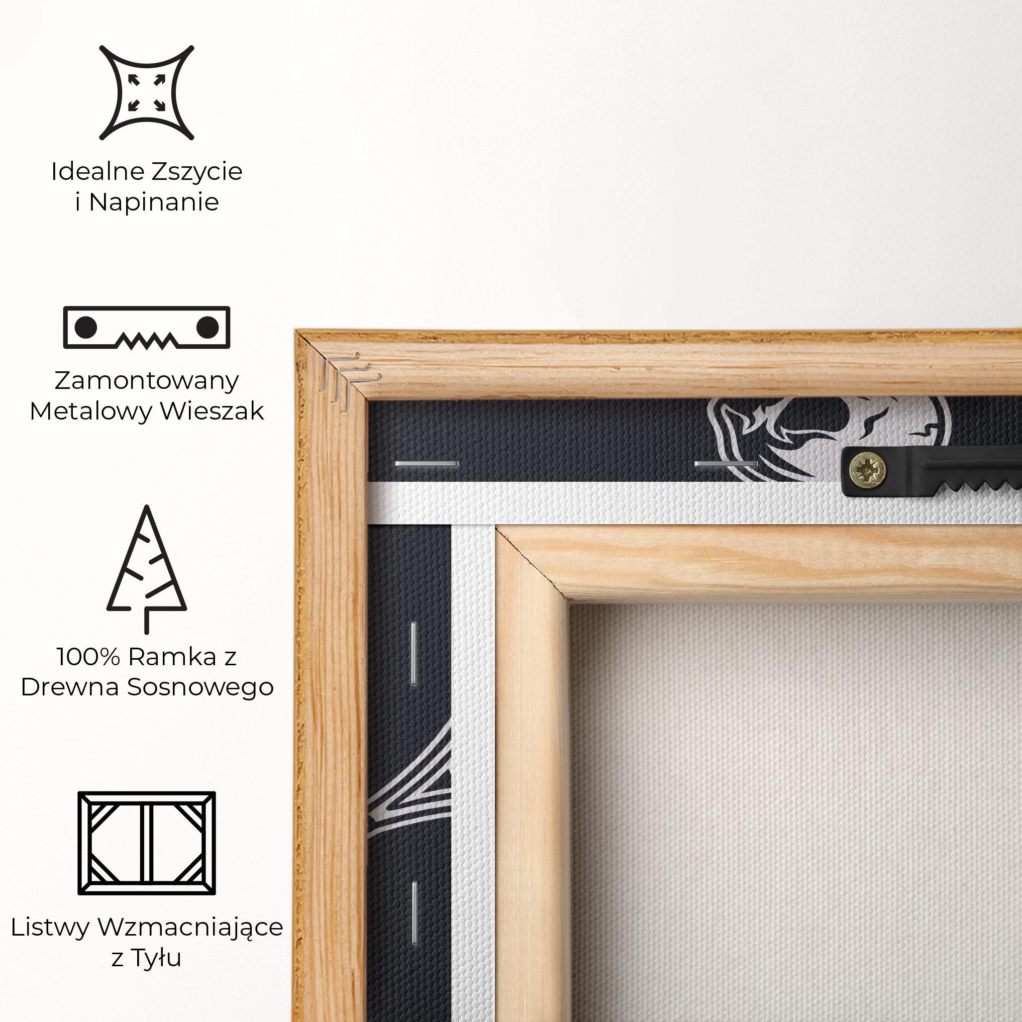 Obraz na Płótnie Skull Tennis mockup 5