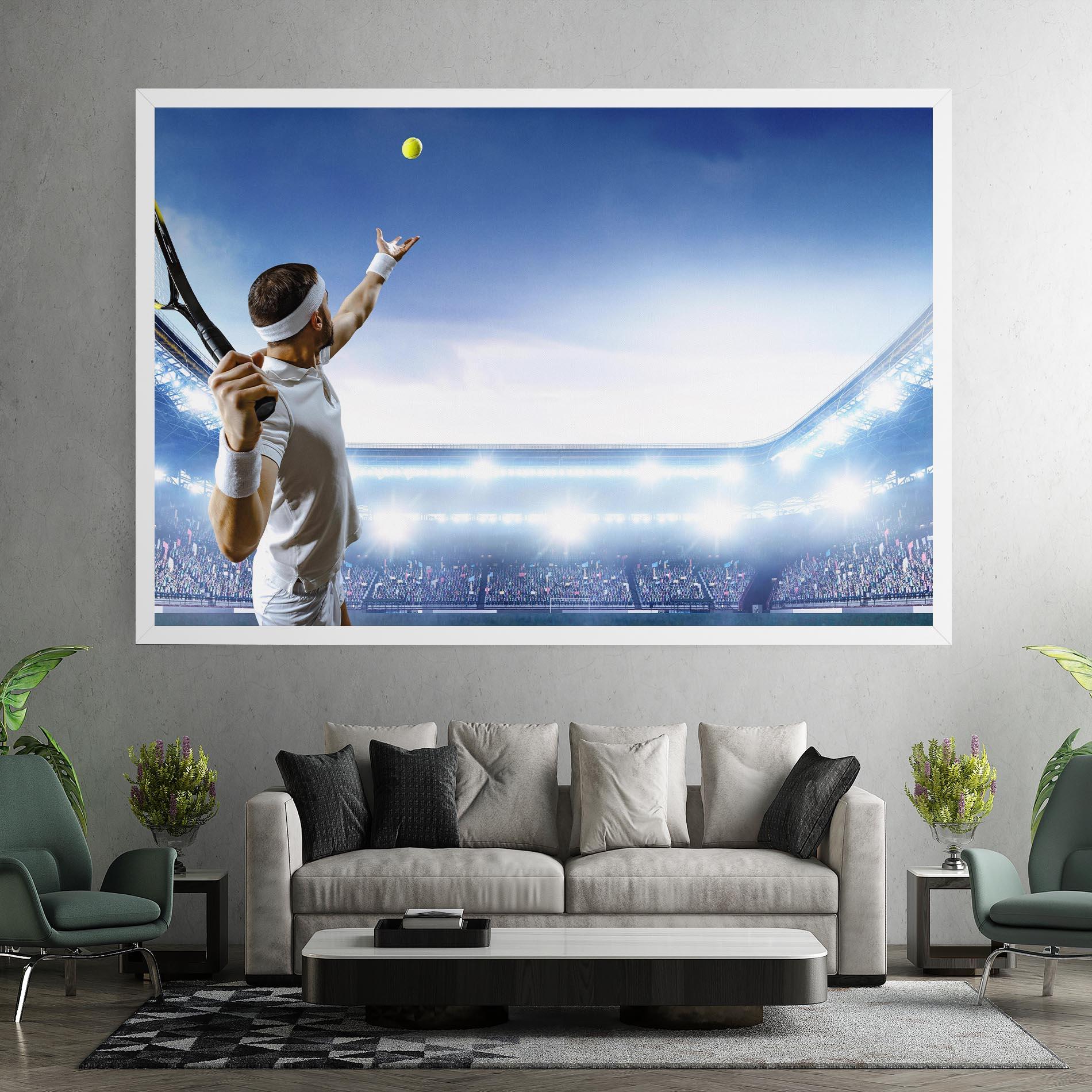 Obraz na Płótnie Stadium Tennis Player mockup 7