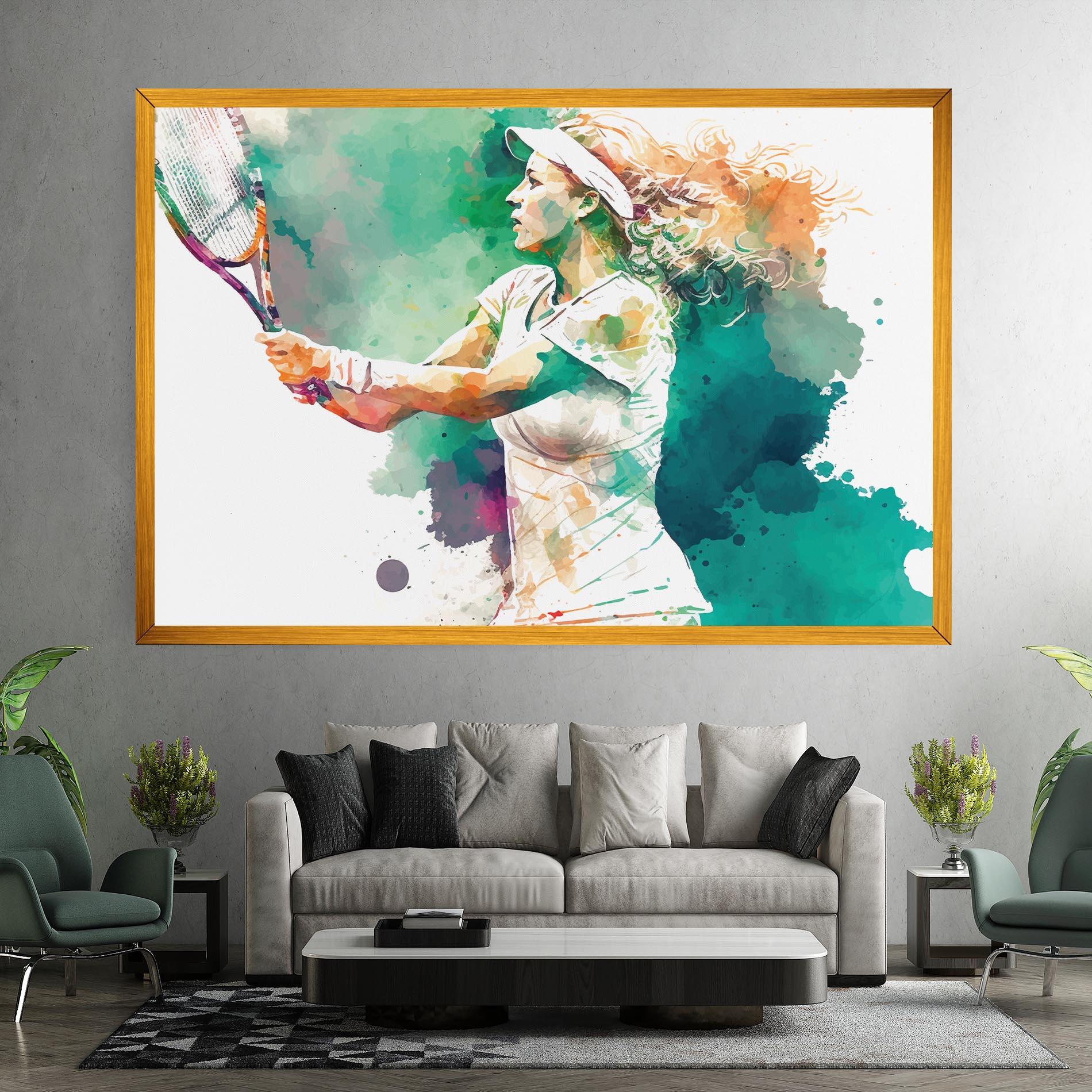Obraz na Płótnie Green Art Tennis mockup 7