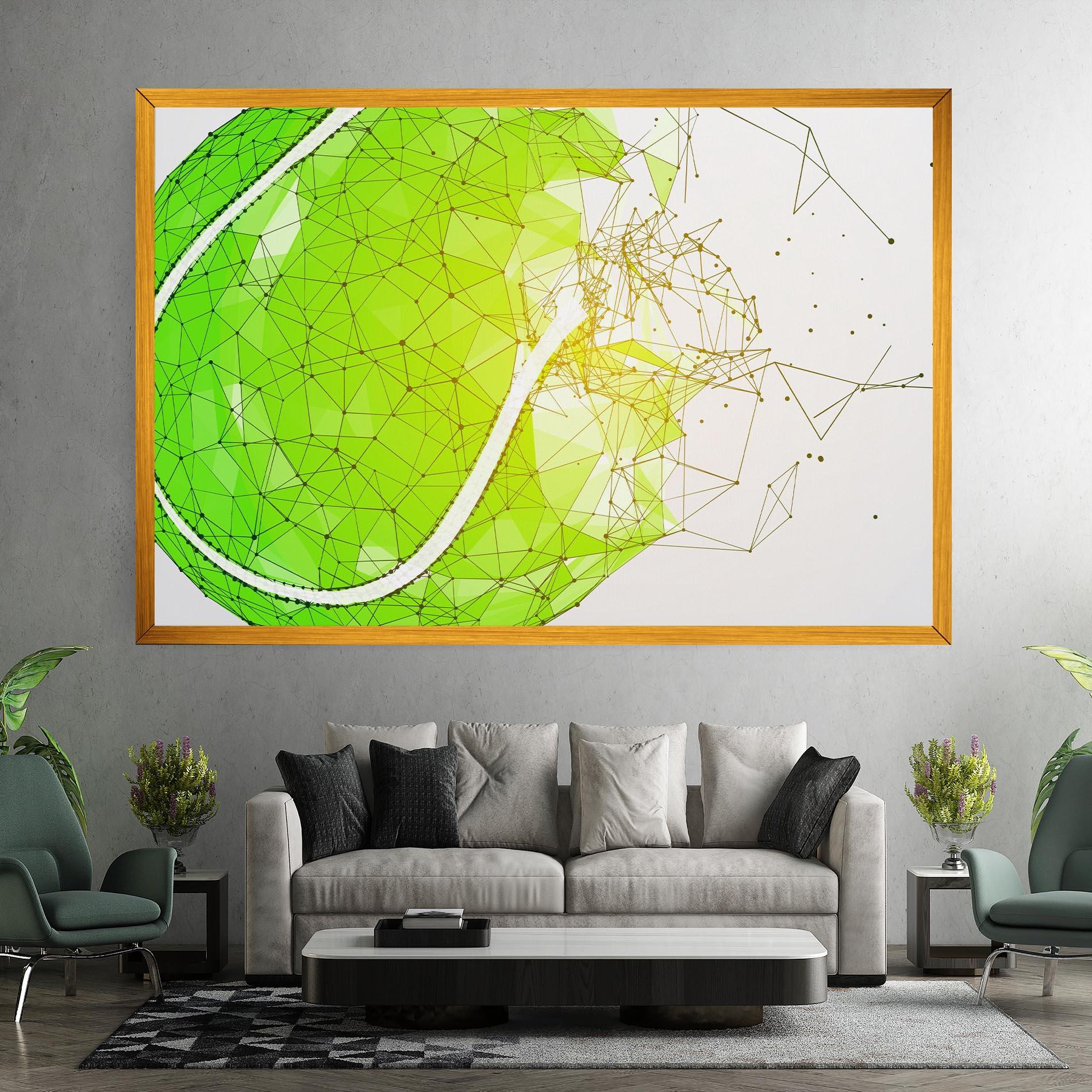 Obraz na Płótnie Green Line Tennis mockup 7