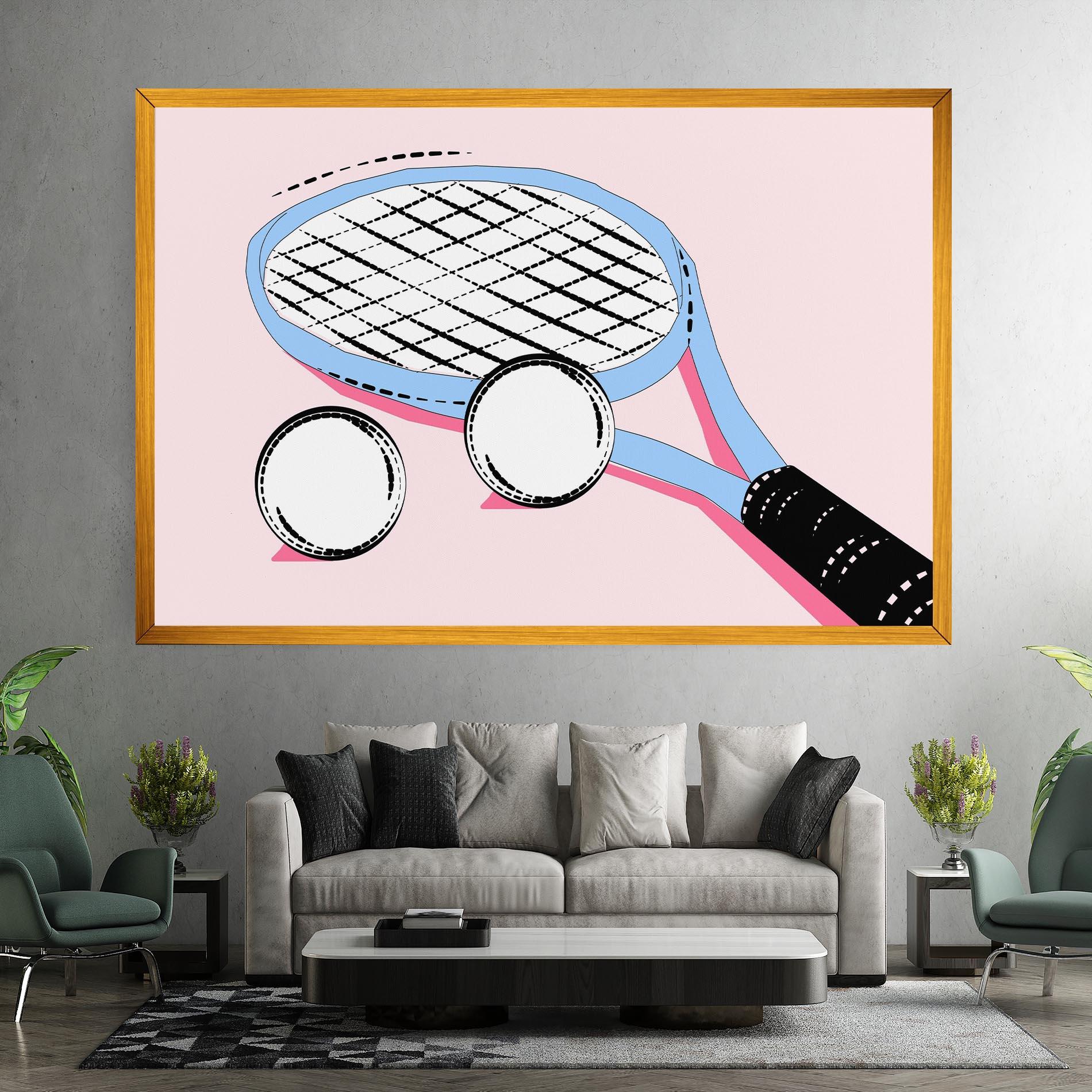 Obraz na Płótnie Pink Tennis mockup 7