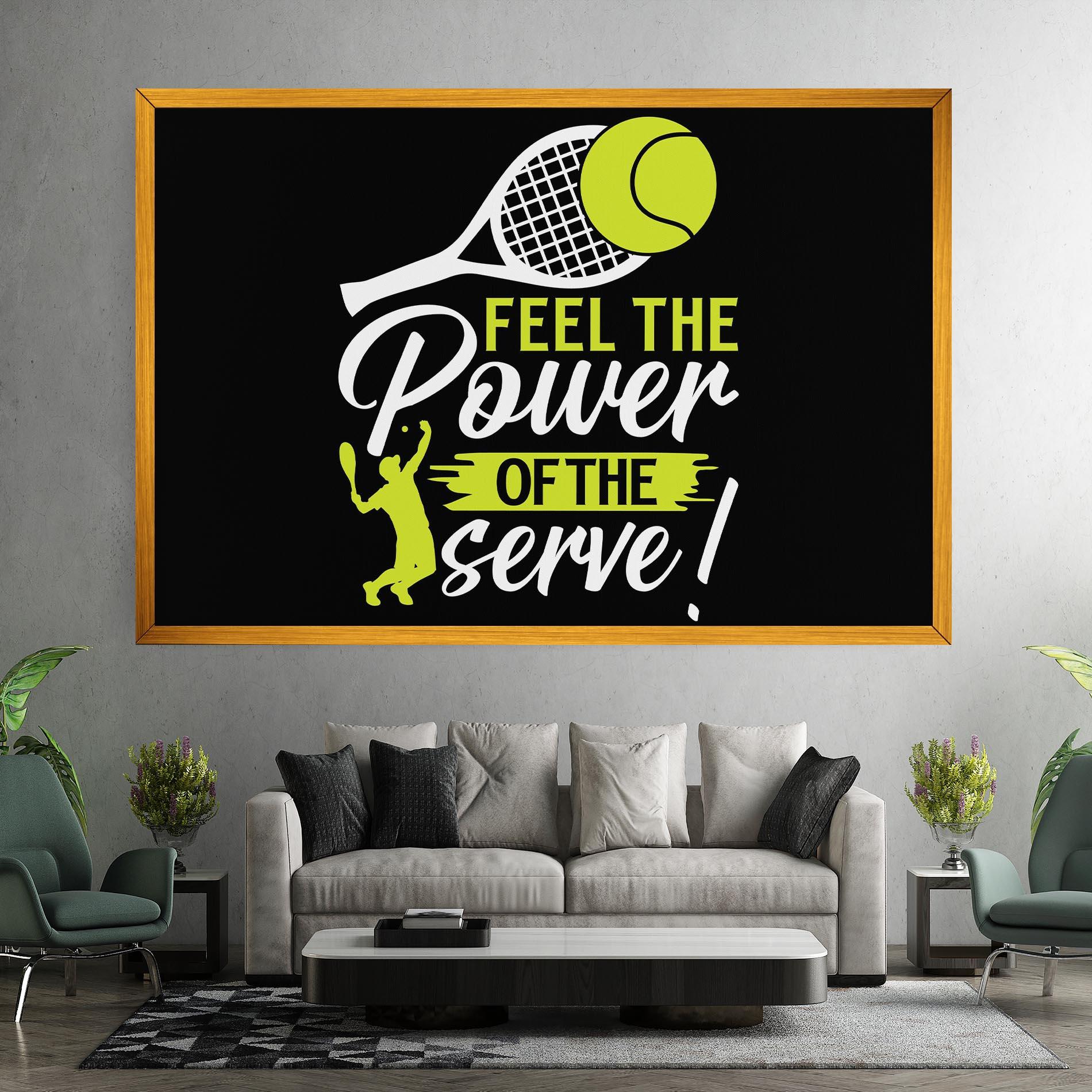 Obraz na Płótnie Power Serve mockup 7