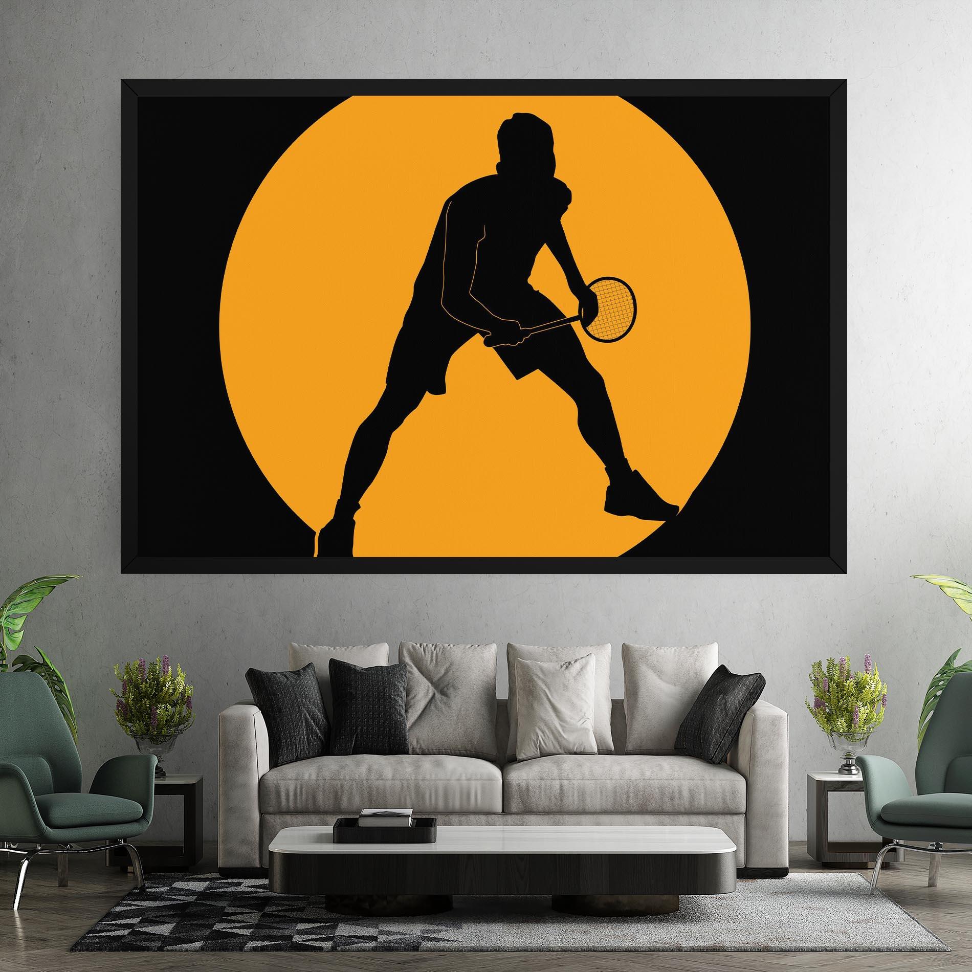 Obraz na Płótnie Orange Tennis mockup 7