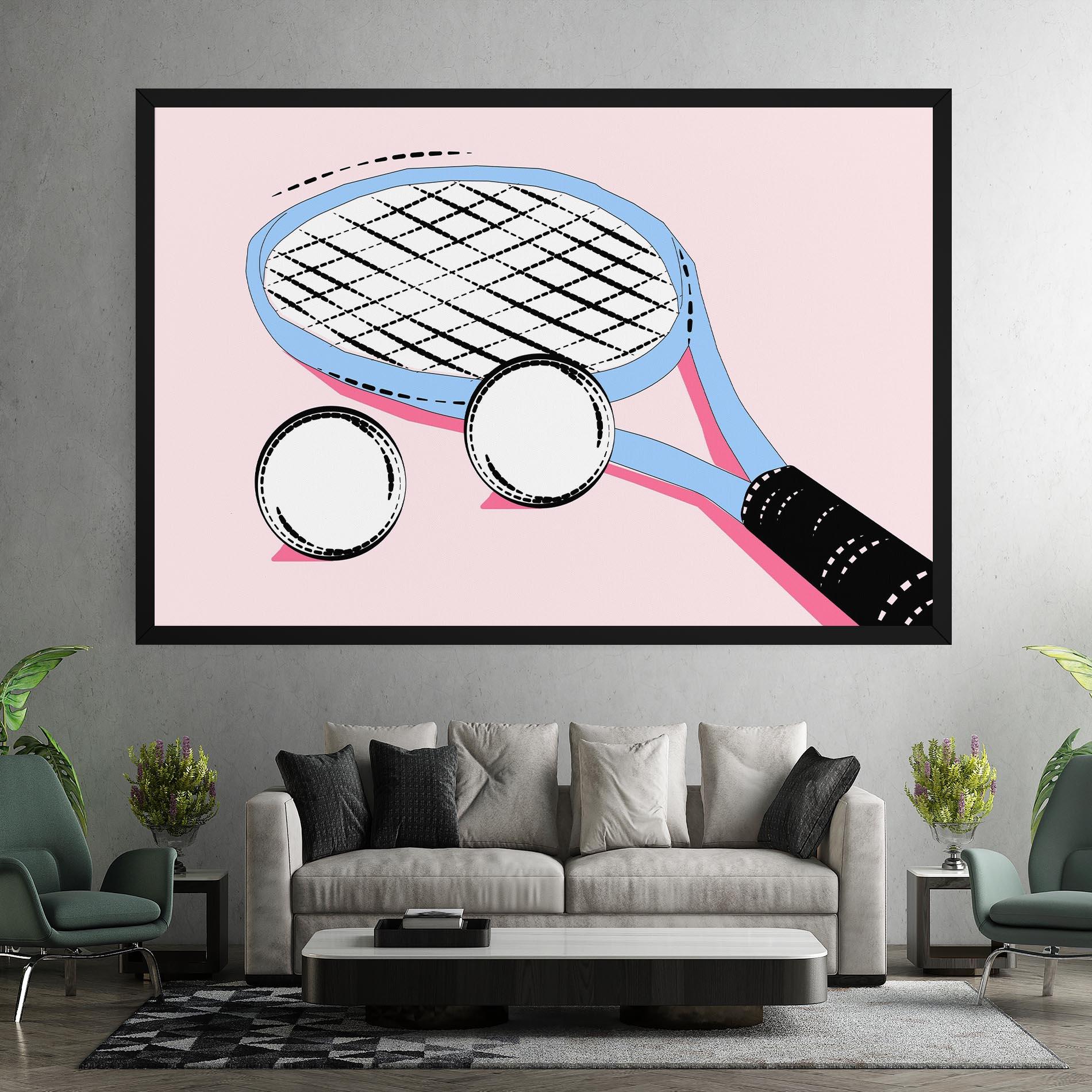 Obraz na Płótnie Pink Tennis mockup 7