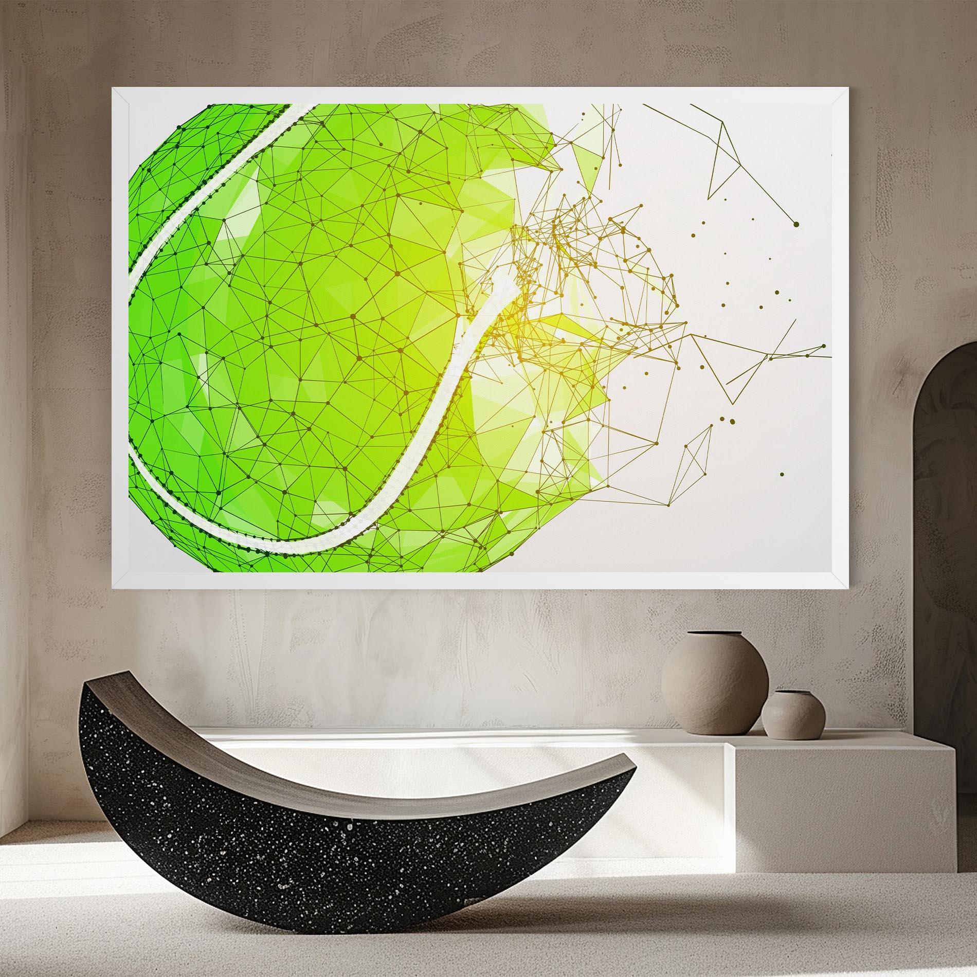 Obraz na Płótnie Green Line Tennis mockup 8