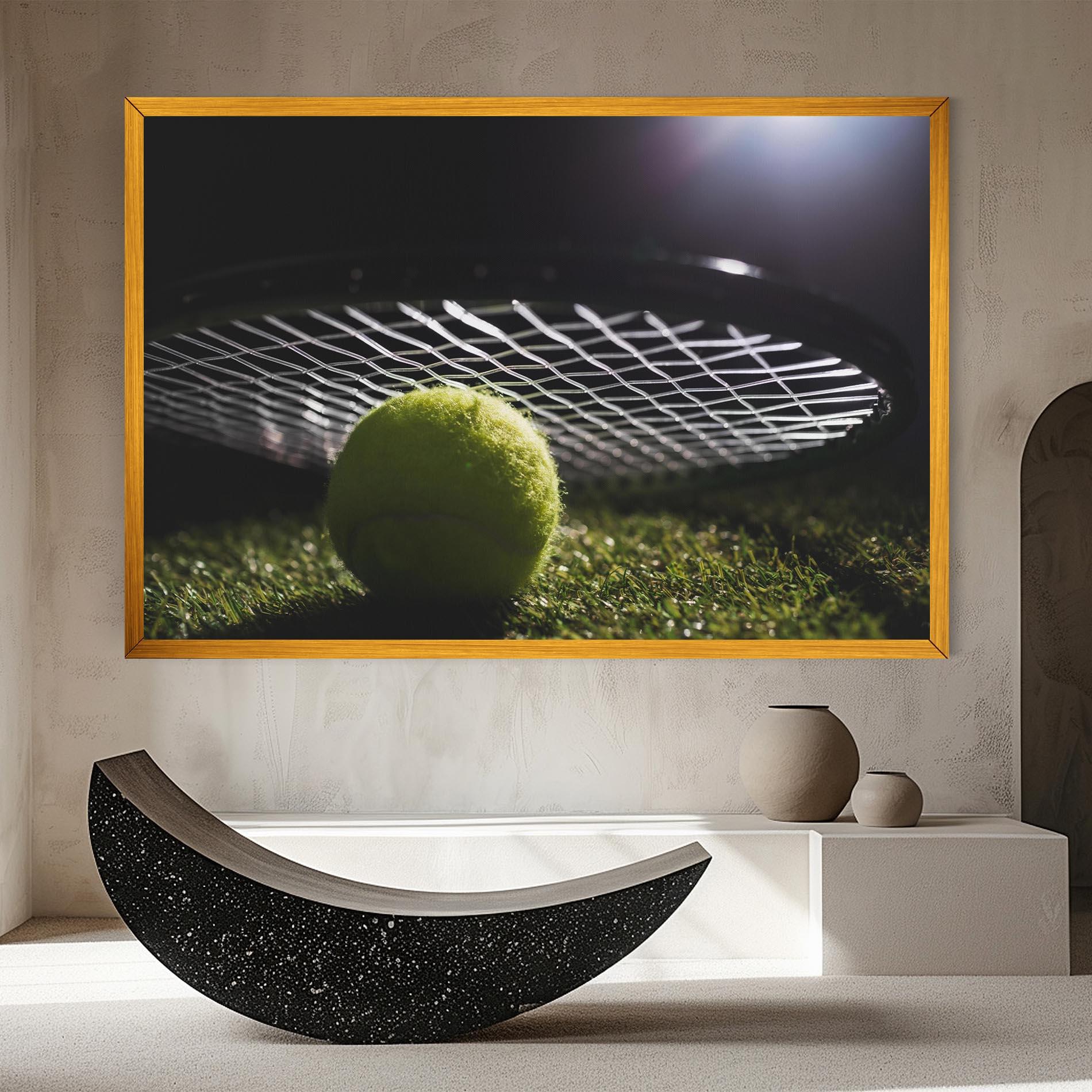 Obraz na Płótnie Close Up Tennis Ball mockup 8