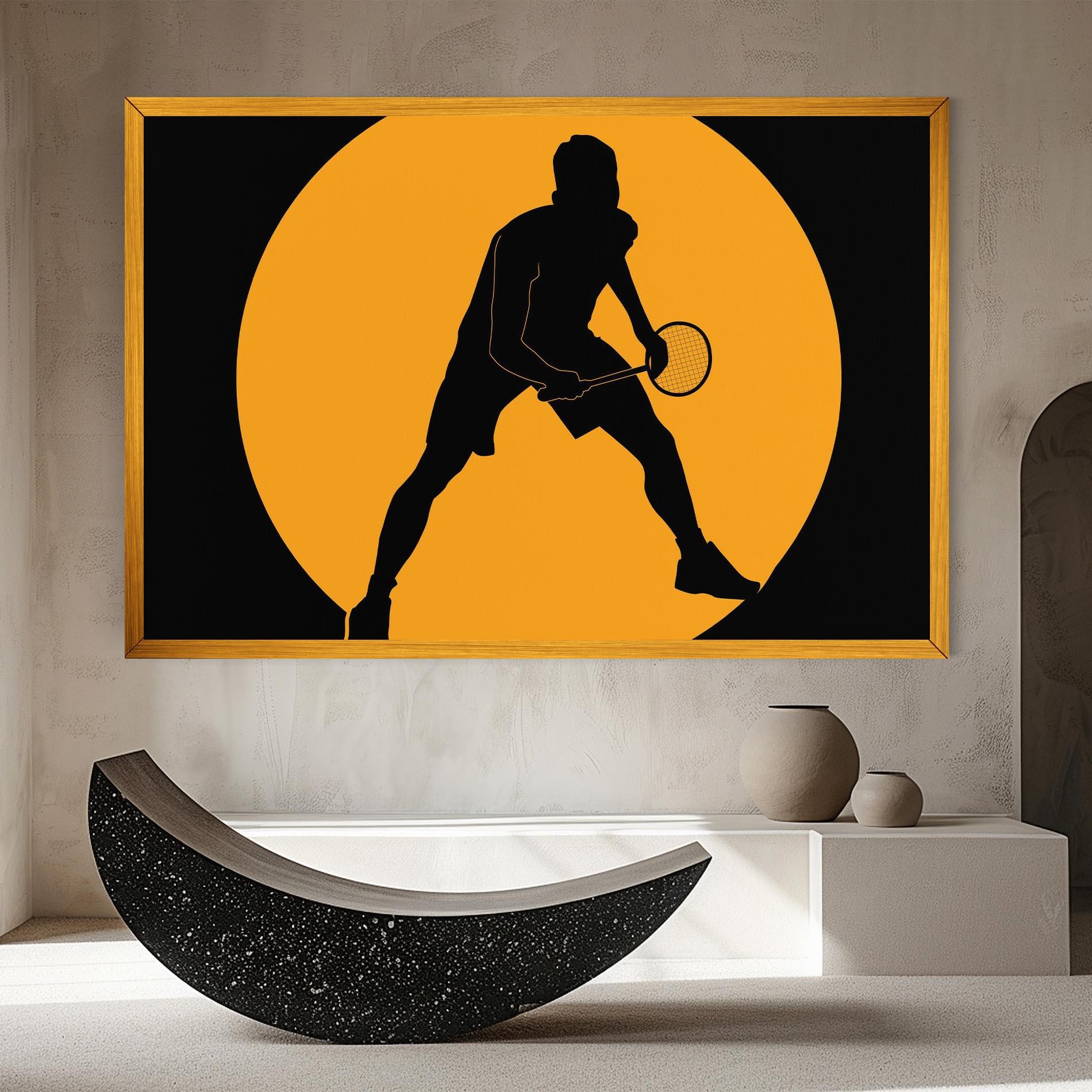 Obraz na Płótnie Orange Tennis mockup 8