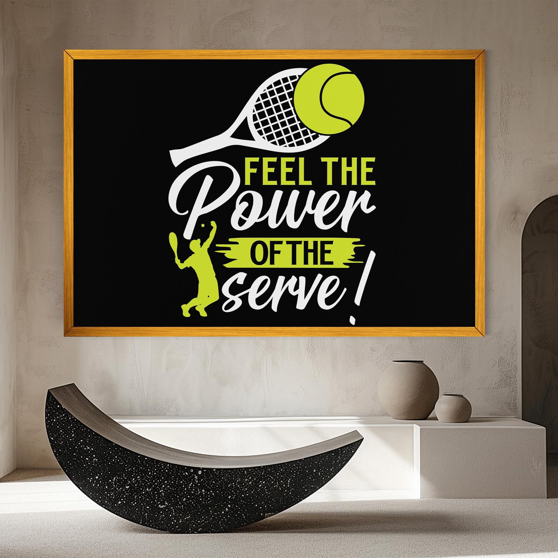 Obraz na Płótnie Power Serve mockup 8