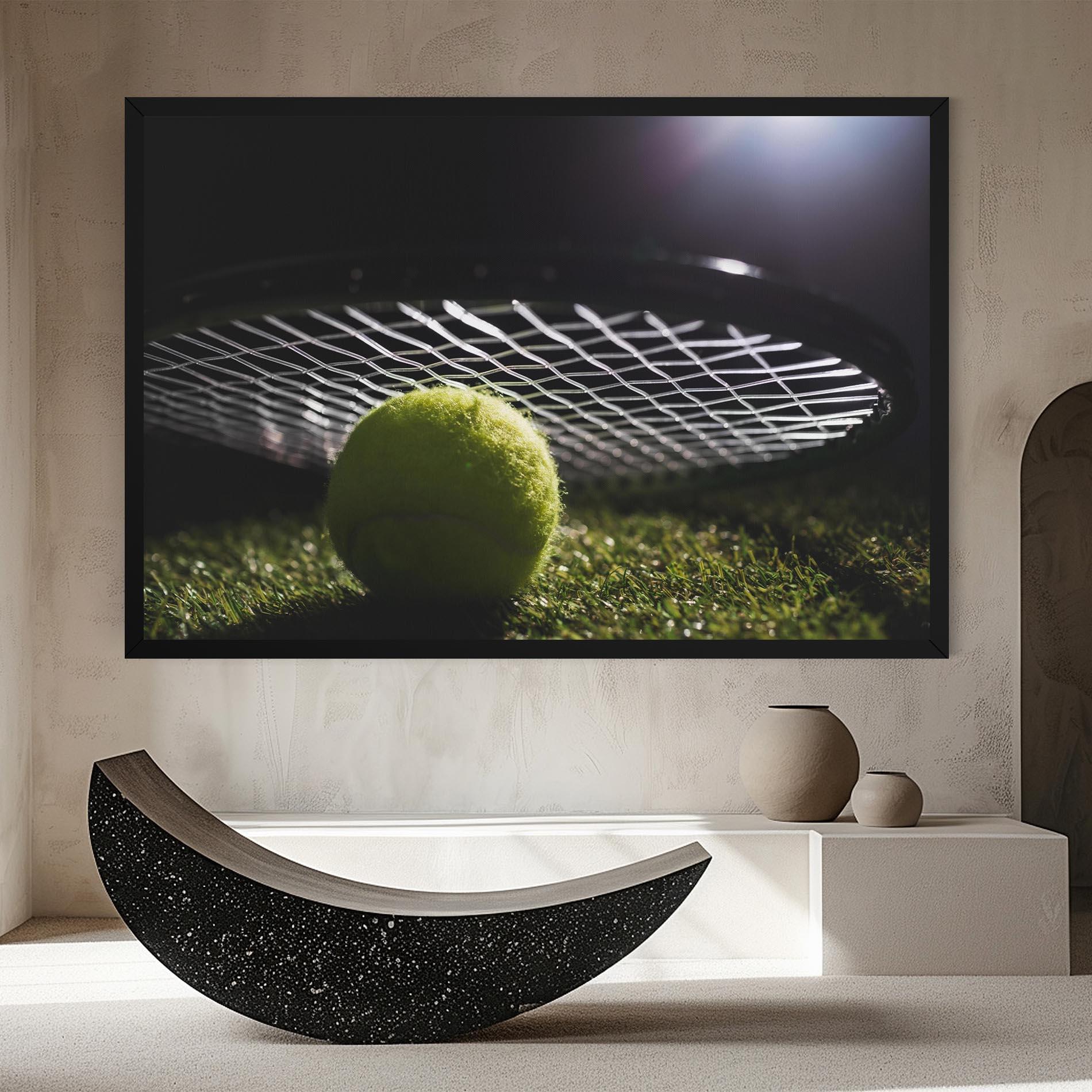 Obraz na Płótnie Close Up Tennis Ball mockup 8