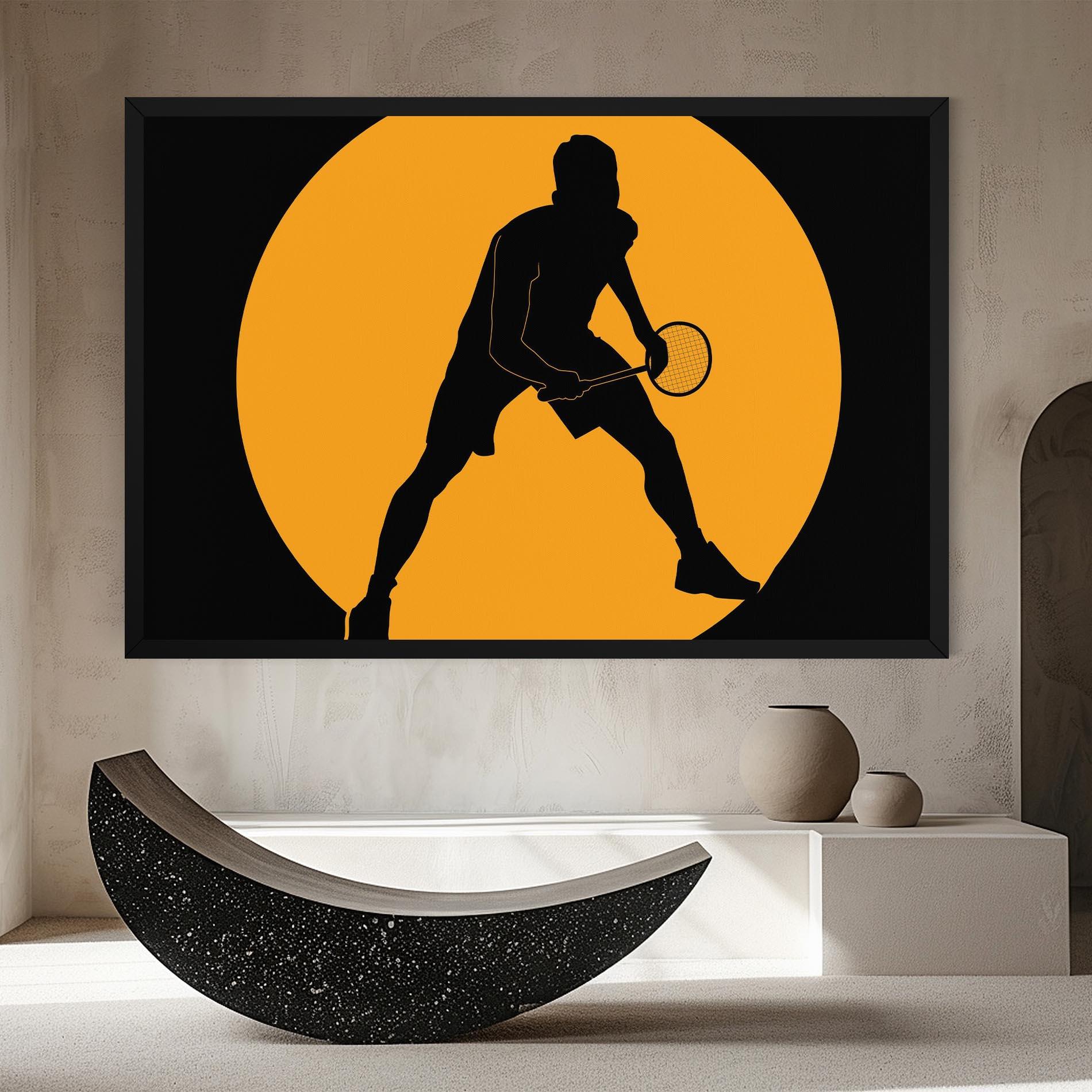 Obraz na Płótnie Orange Tennis mockup 8