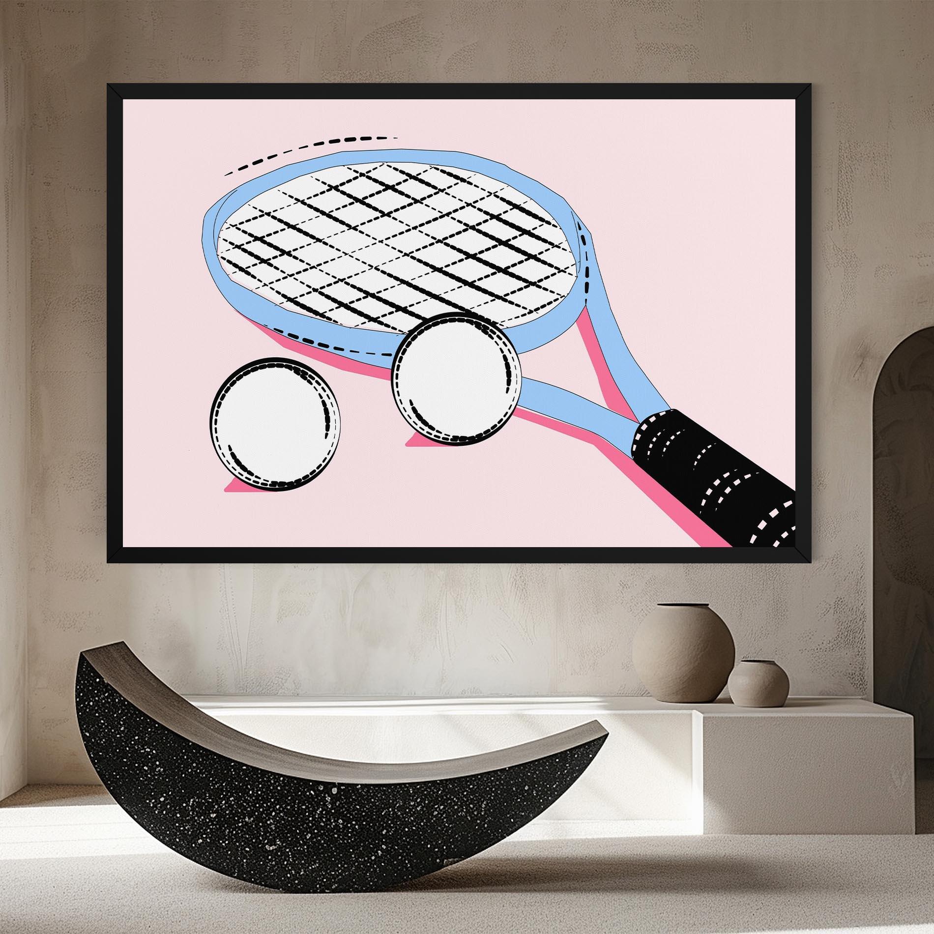 Obraz na Płótnie Pink Tennis mockup 8