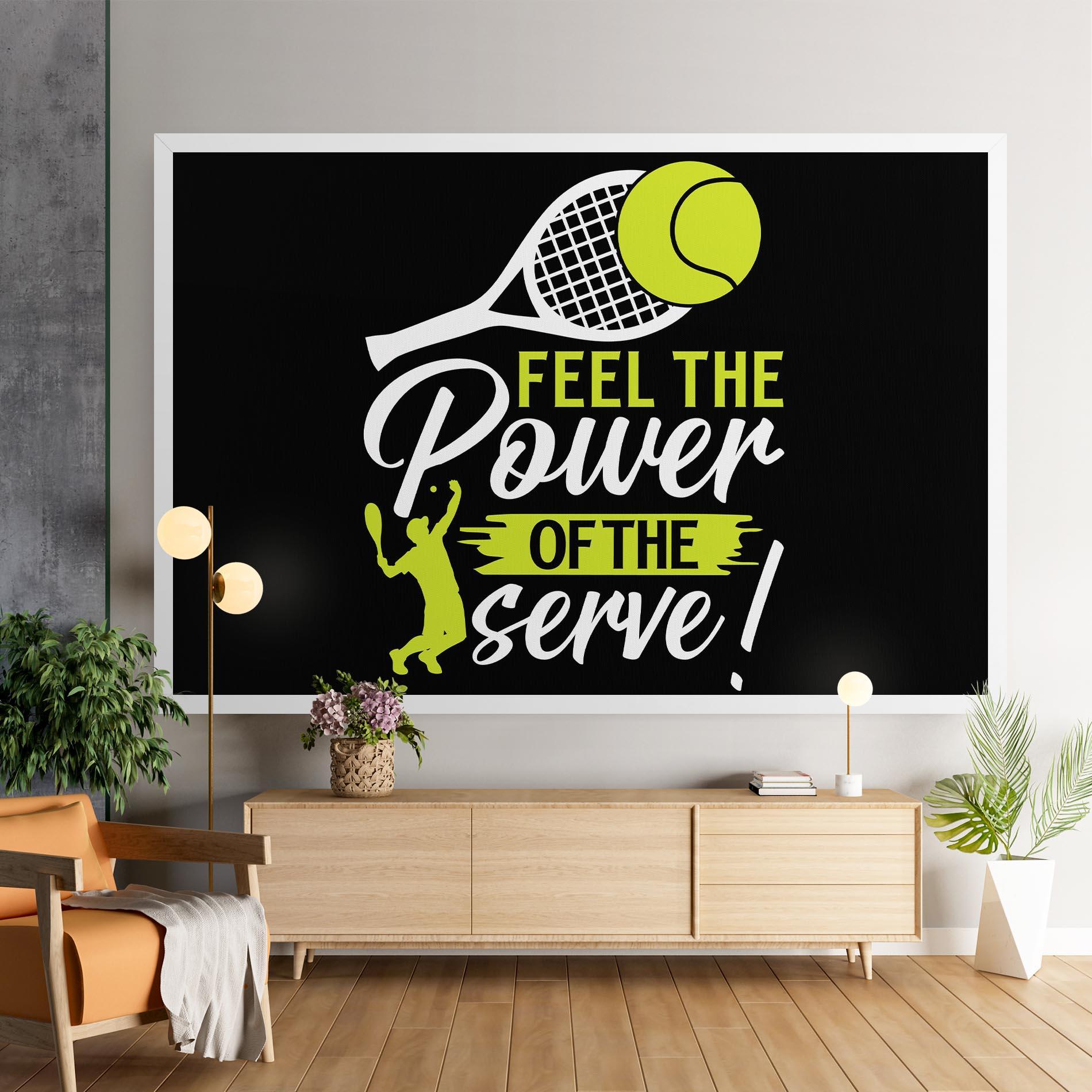Obraz na Płótnie Power Serve mockup 9