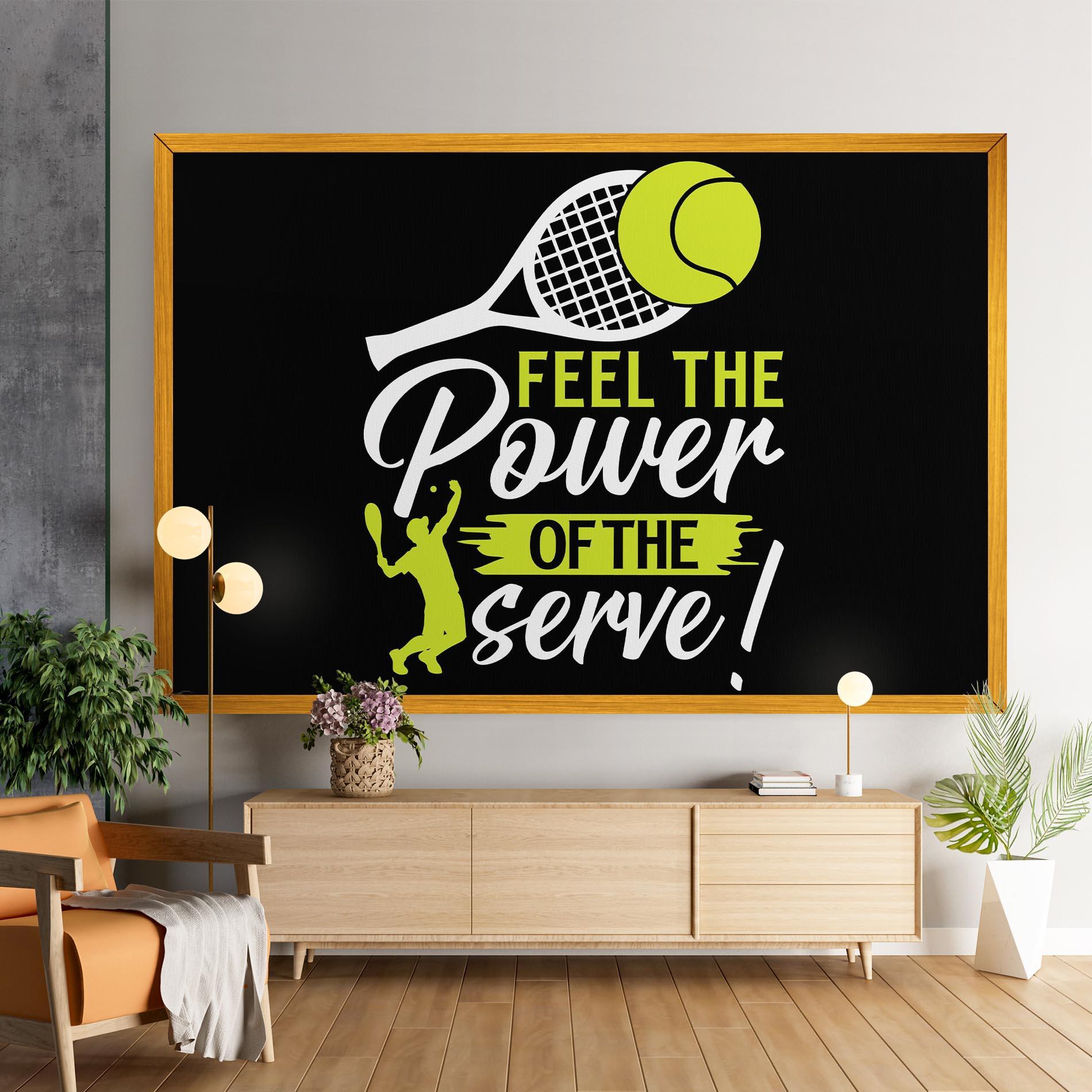 Obraz na Płótnie Power Serve mockup 9