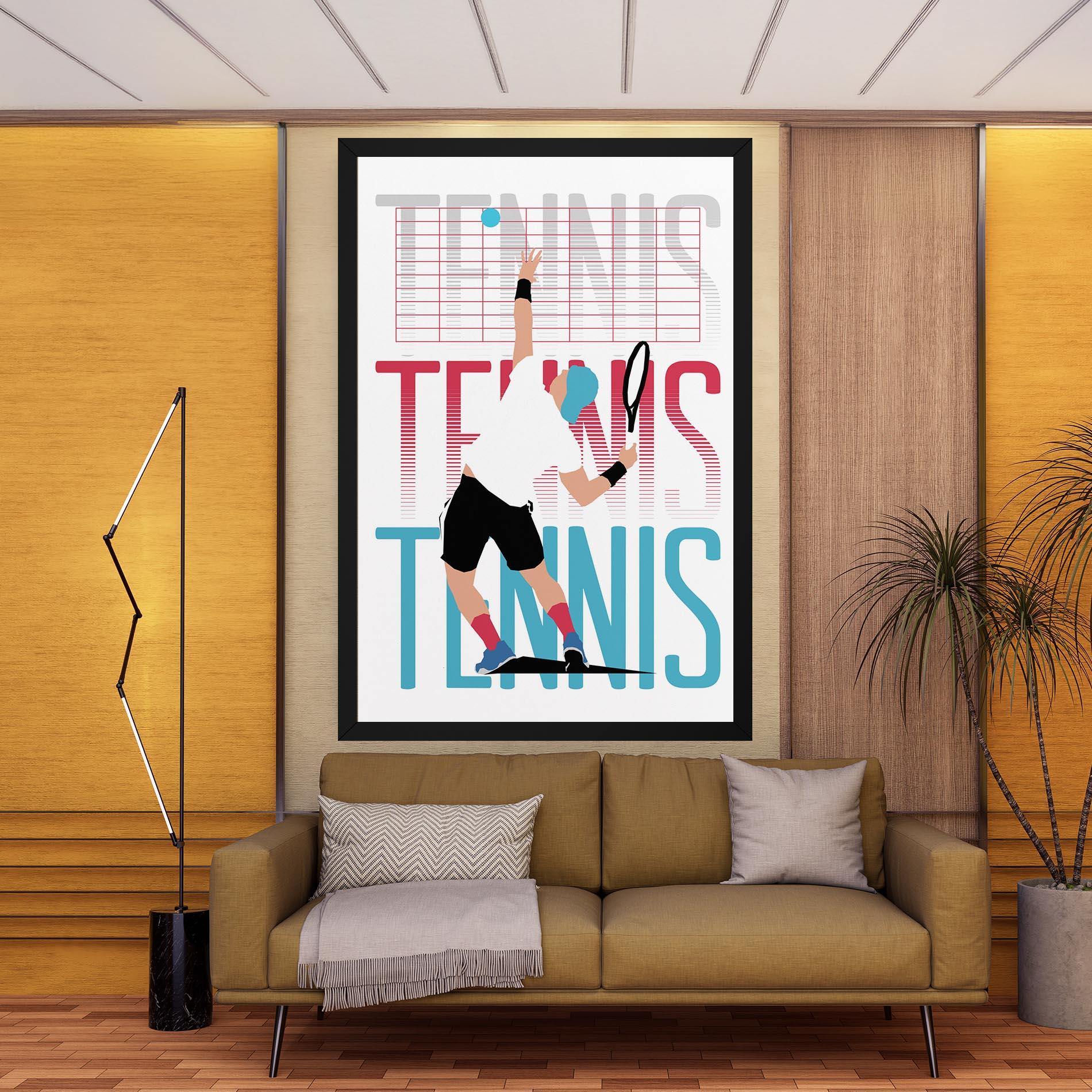 Obraz na Płótnie Tennis Ball Jump mockup 9