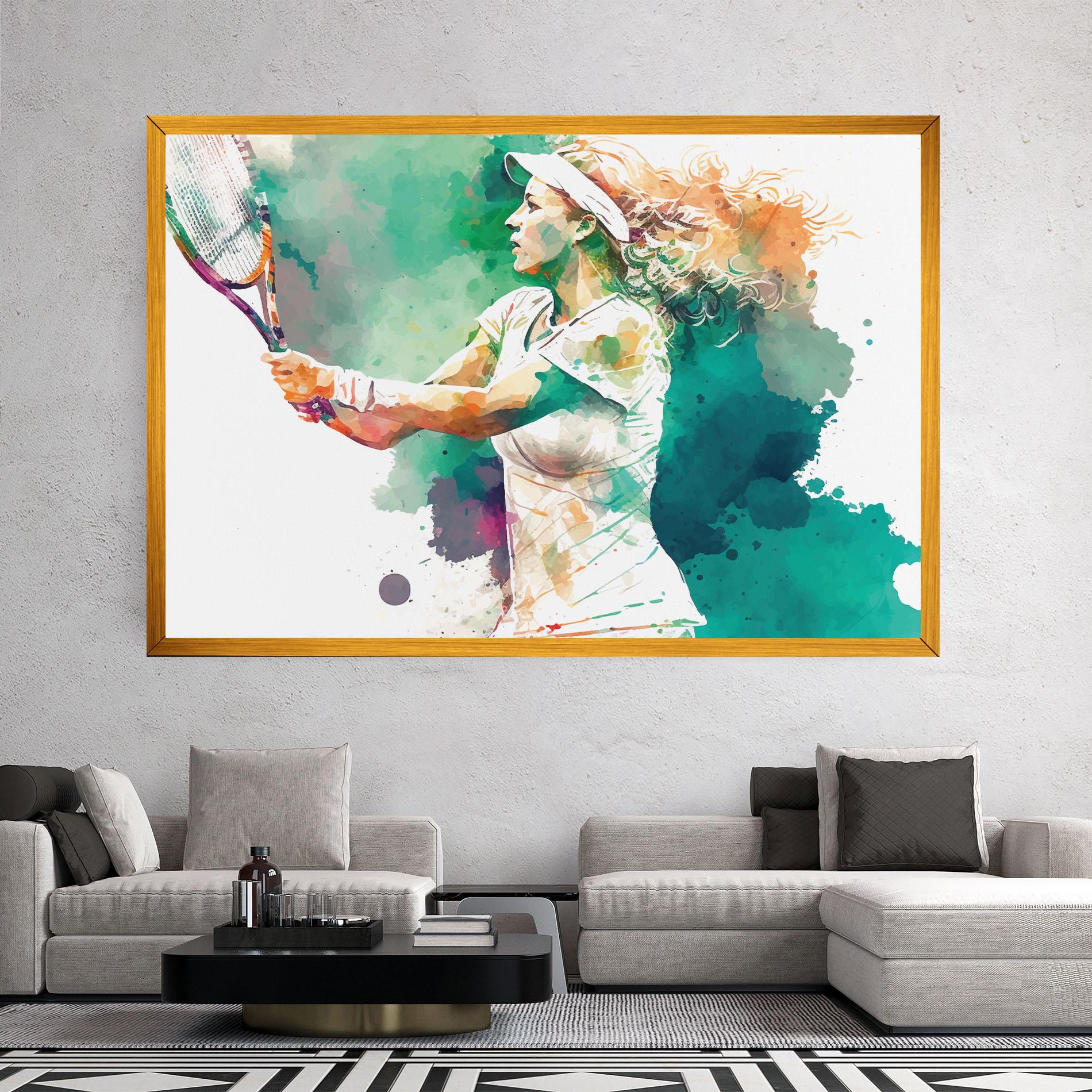 Obraz na Płótnie Green Art Tennis mockup 2