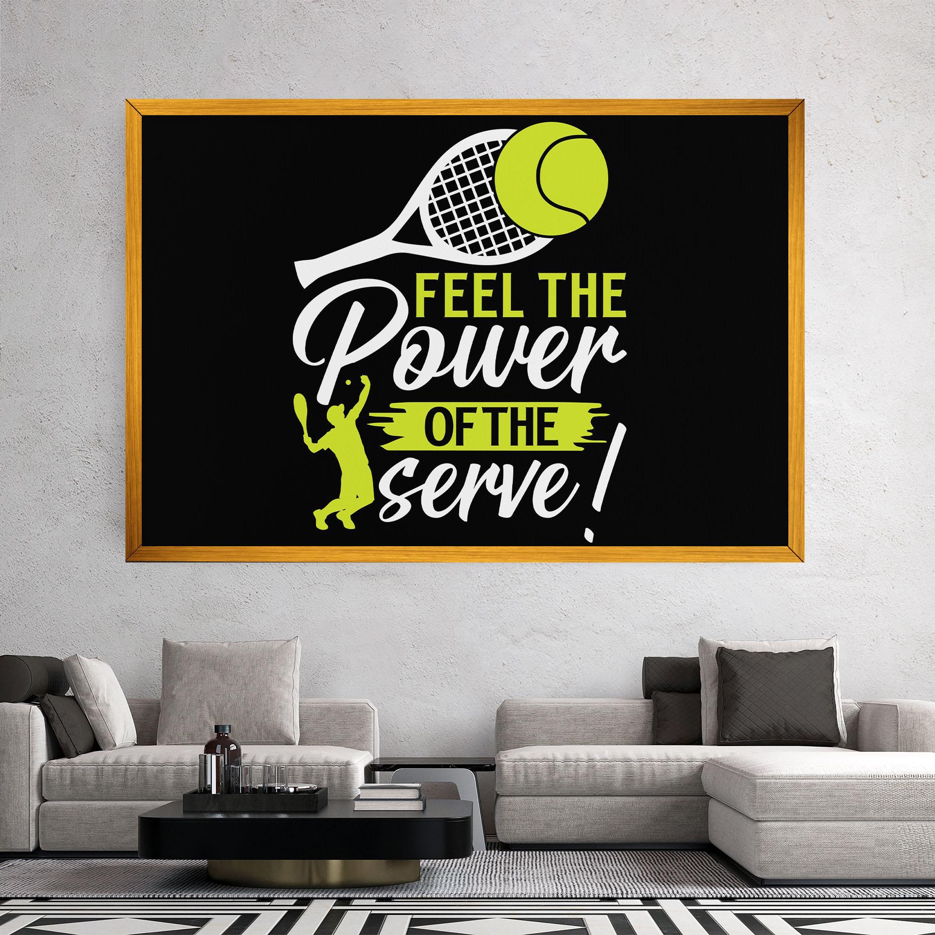 Obraz na Płótnie Power Serve mockup 2