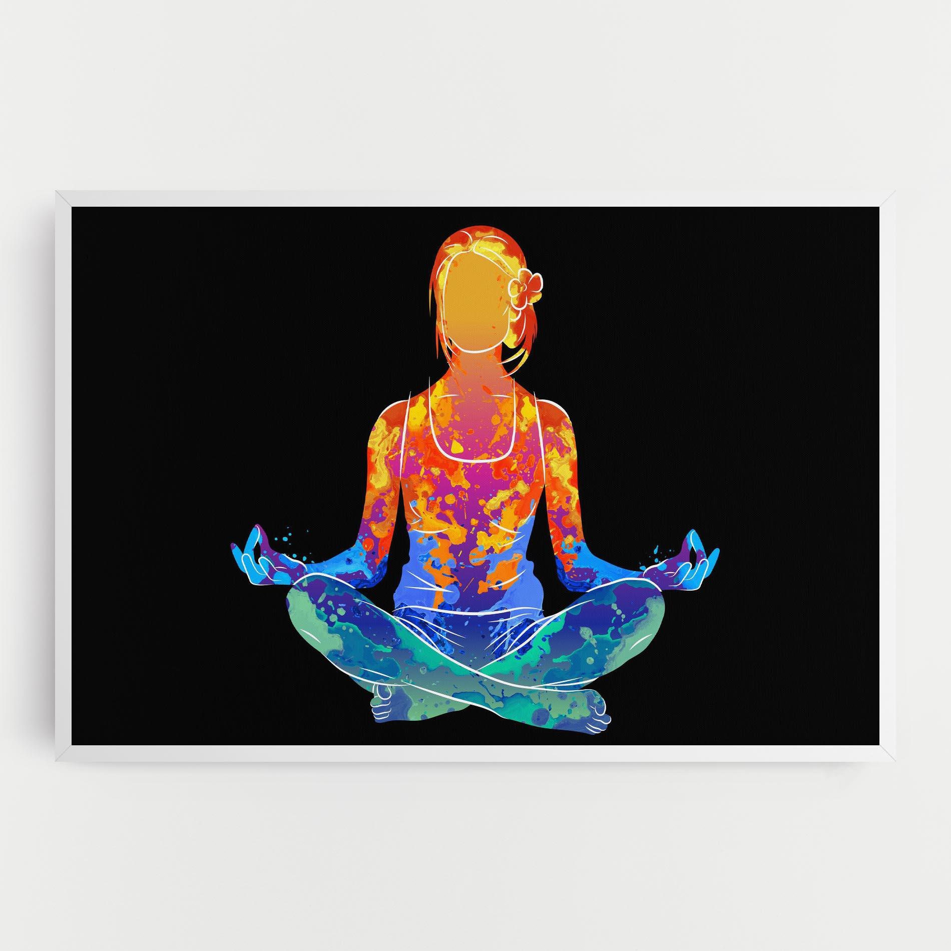 Obraz na Płótnie Colorful Meditation mockup 0