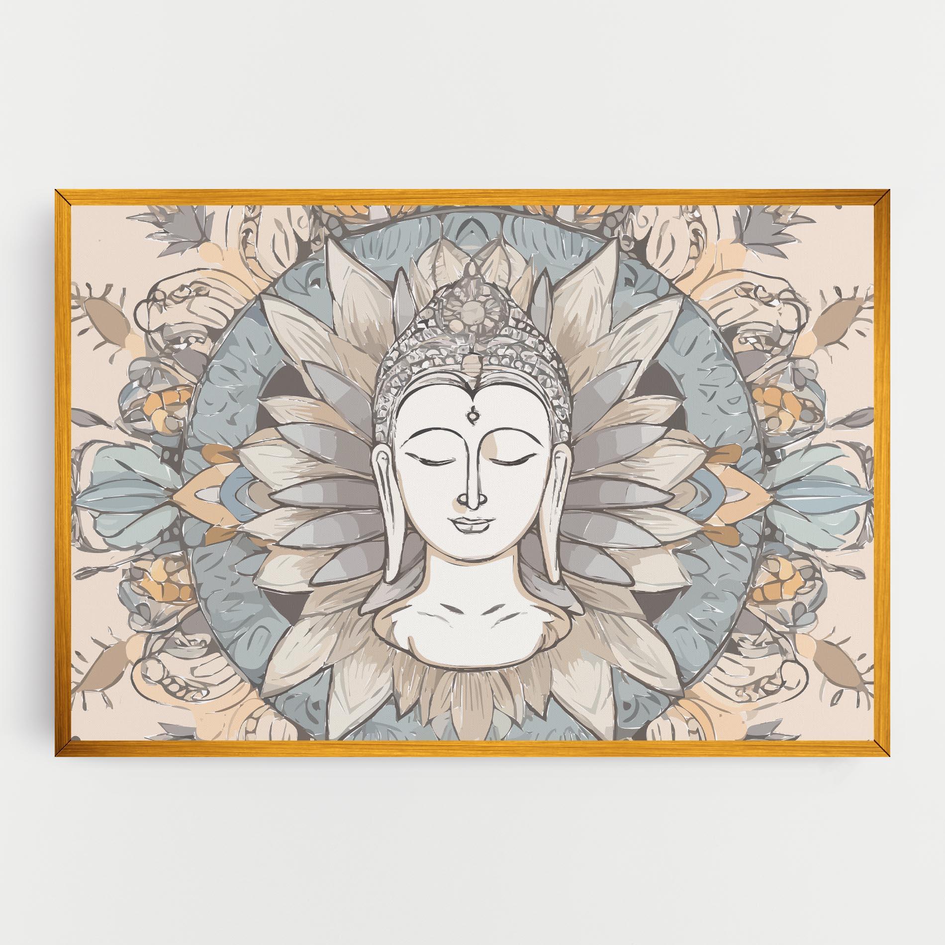 Obraz na Płótnie Boho Element mockup 0