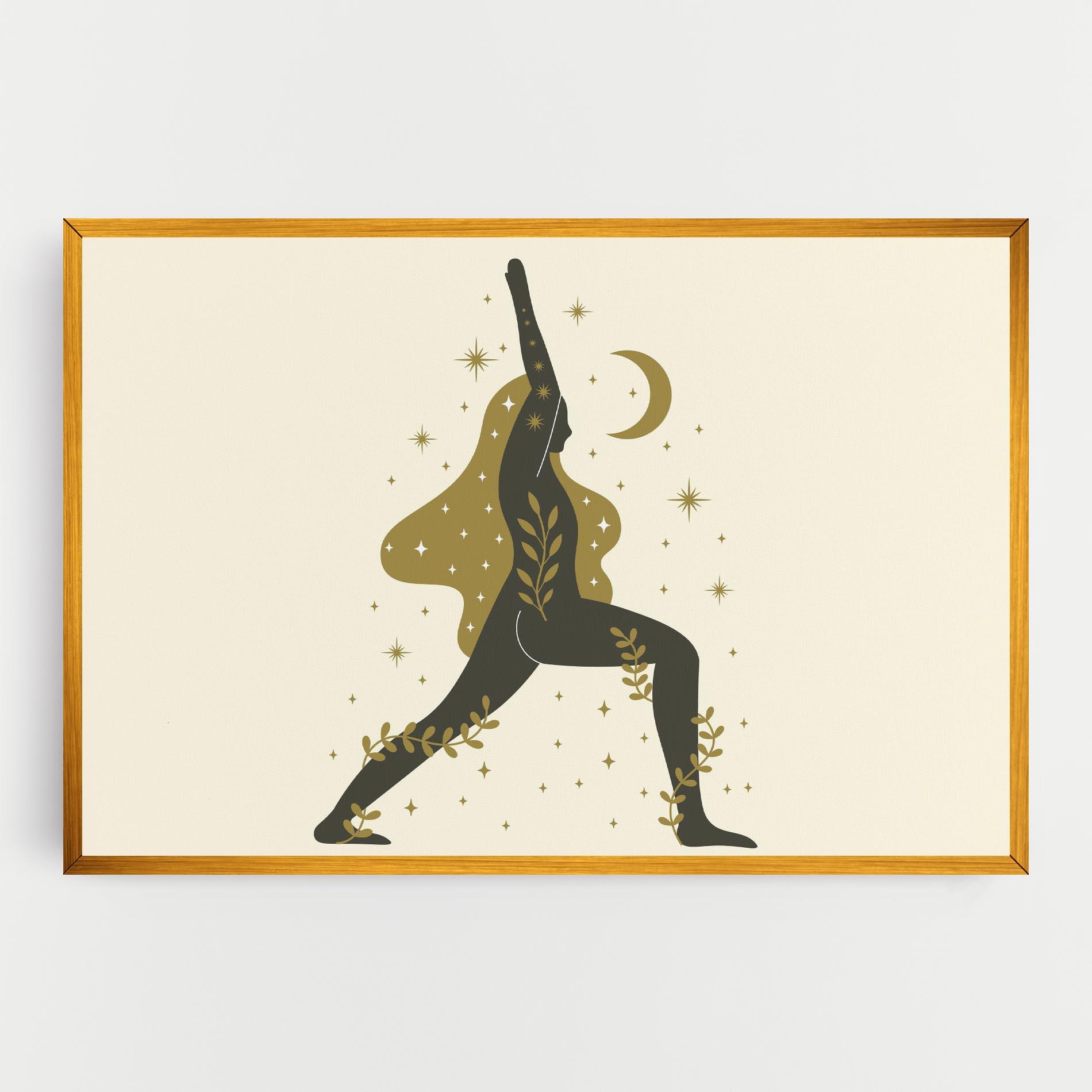 Obraz na Płótnie Chandrasana mockup 0