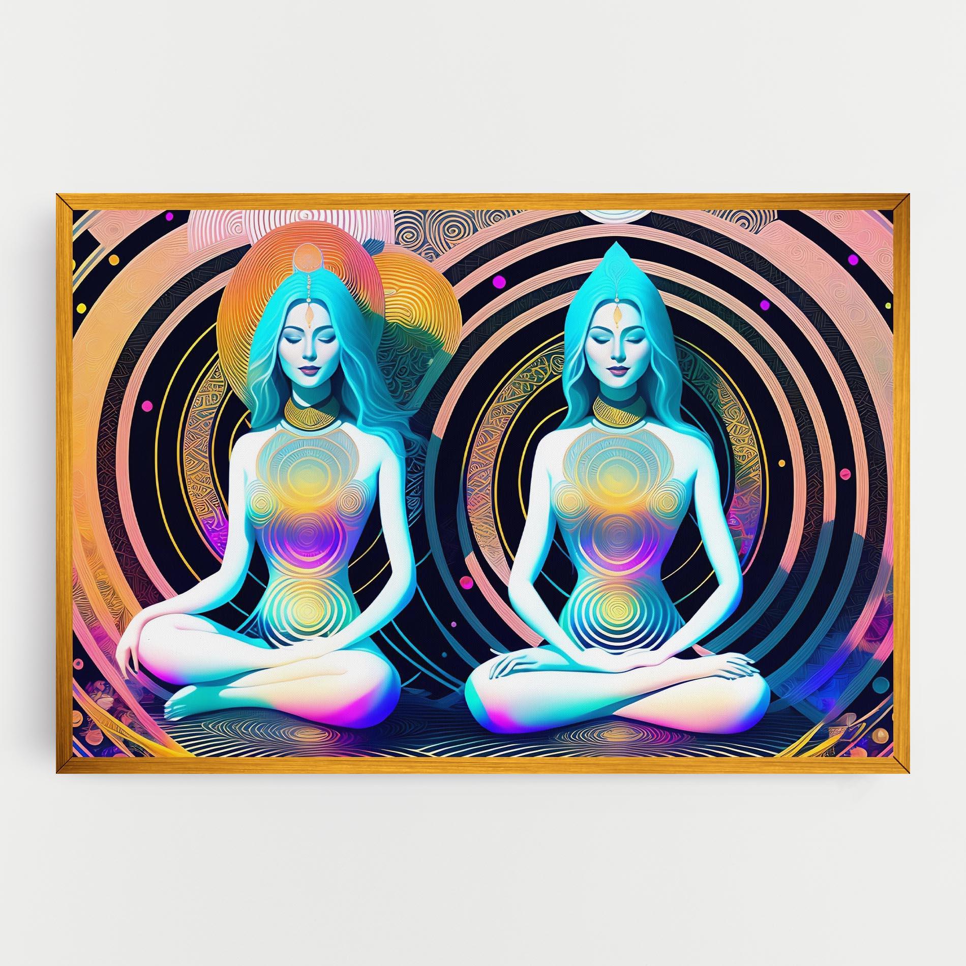 Obraz na Płótnie Clolorful Illustrations mockup 0