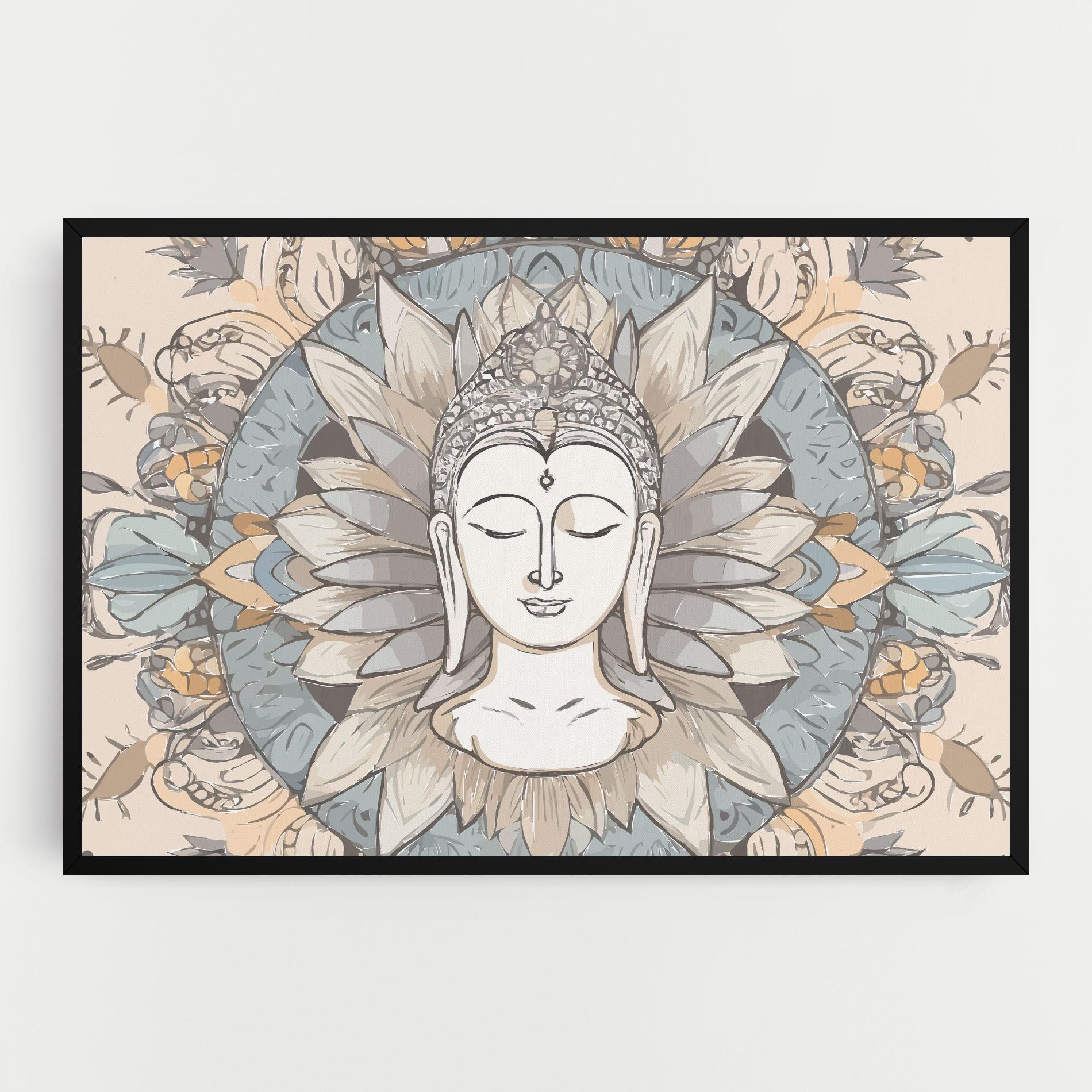 Obraz na Płótnie Boho Element mockup 0