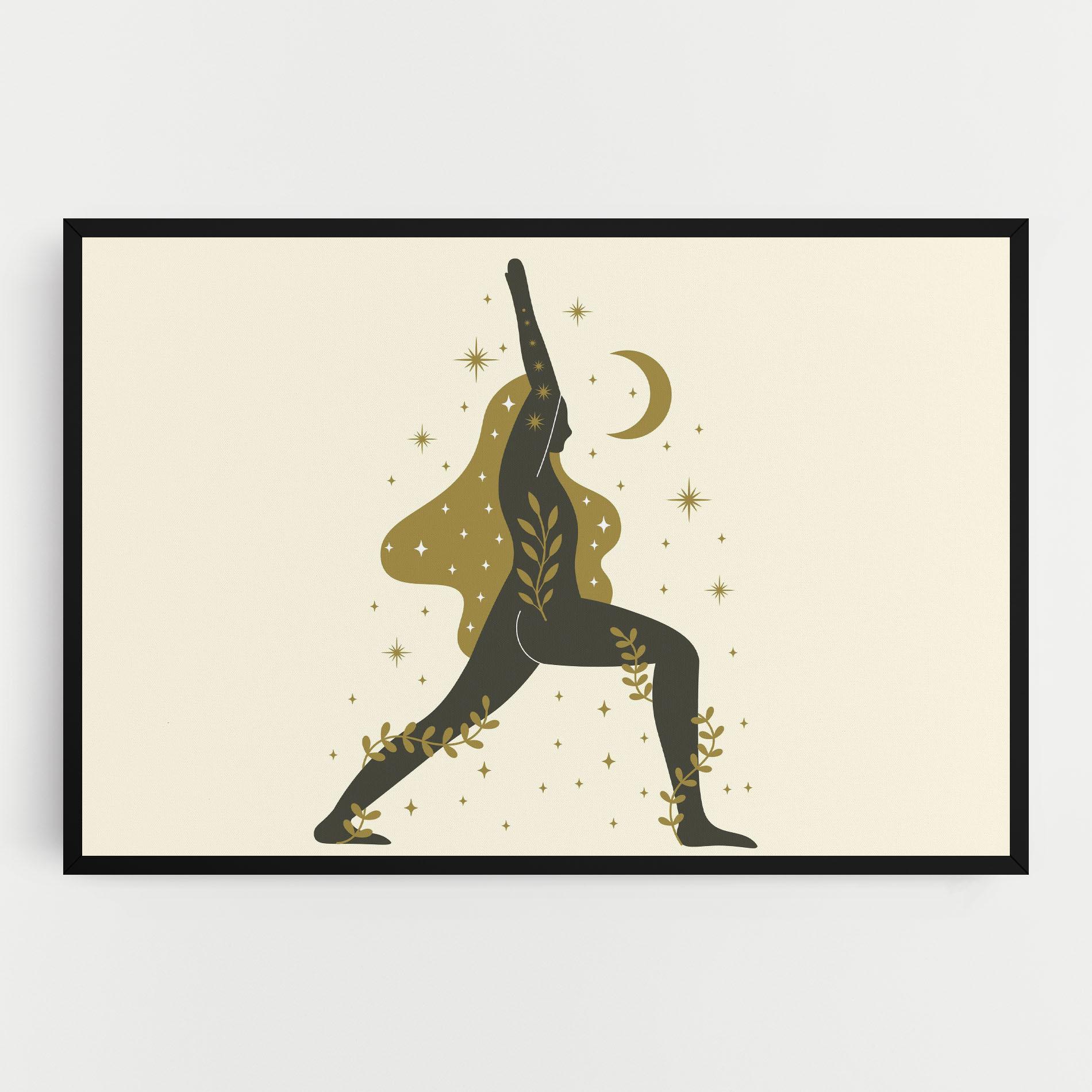 Obraz na Płótnie Chandrasana mockup 0