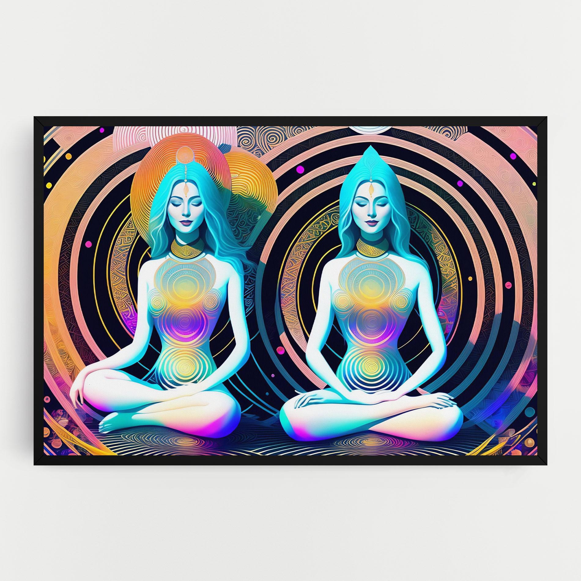 Obraz na Płótnie Clolorful Illustrations mockup 0