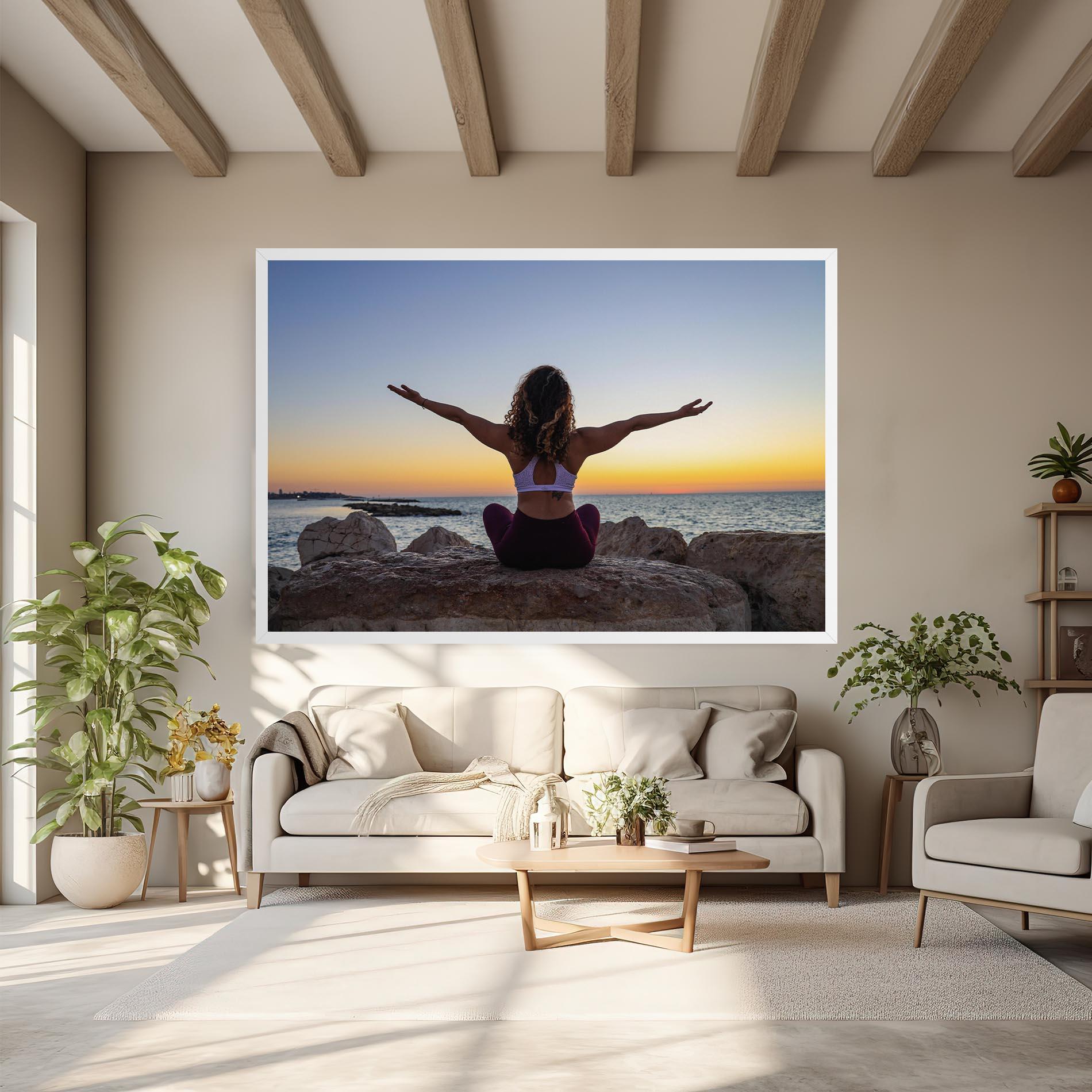 Obraz na Płótnie Calm Asana mockup 6