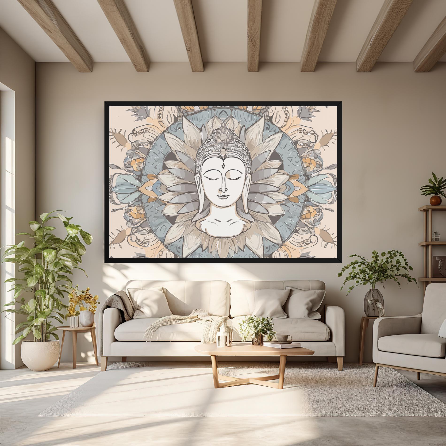 Obraz na Płótnie Boho Element mockup 6