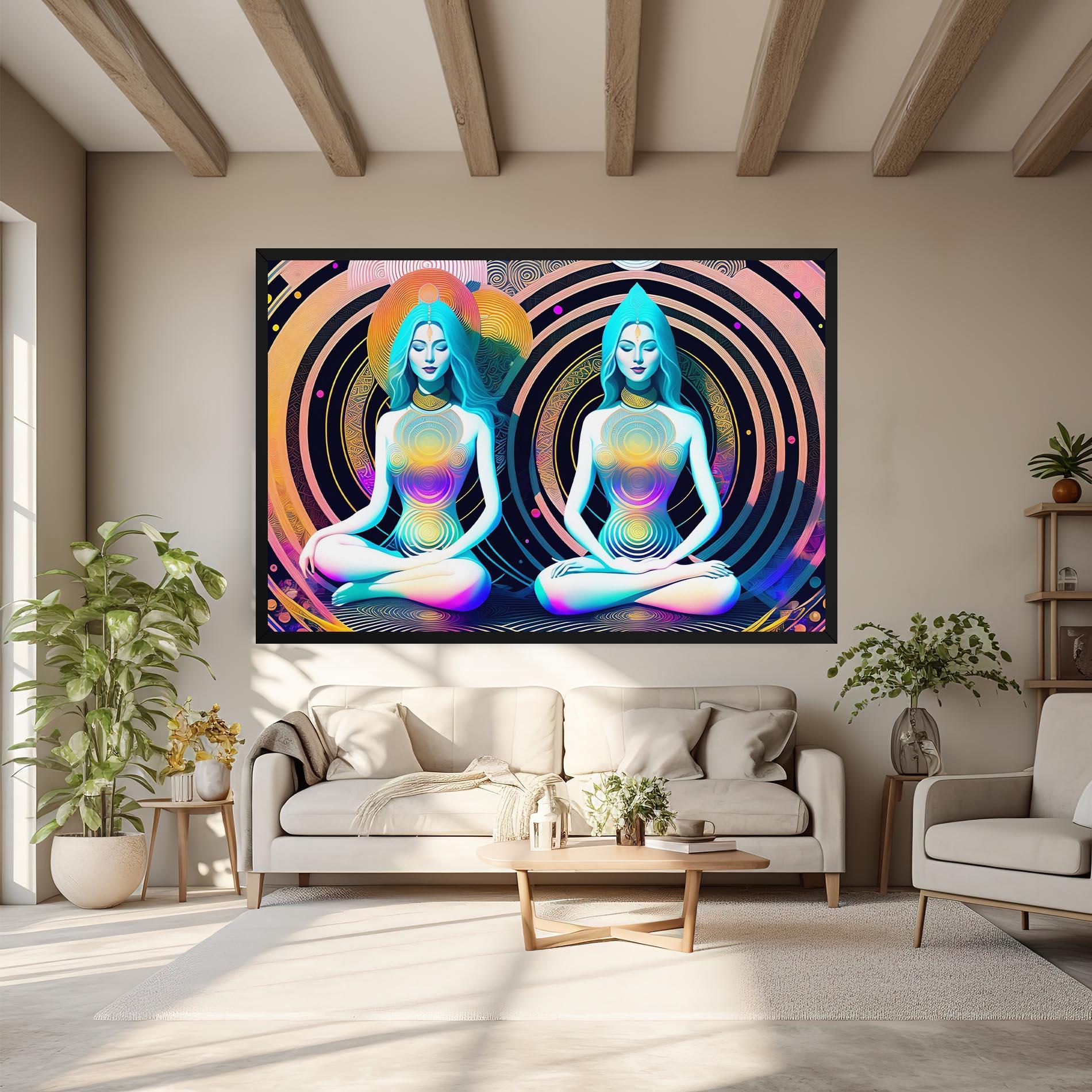 Obraz na Płótnie Clolorful Illustrations mockup 6