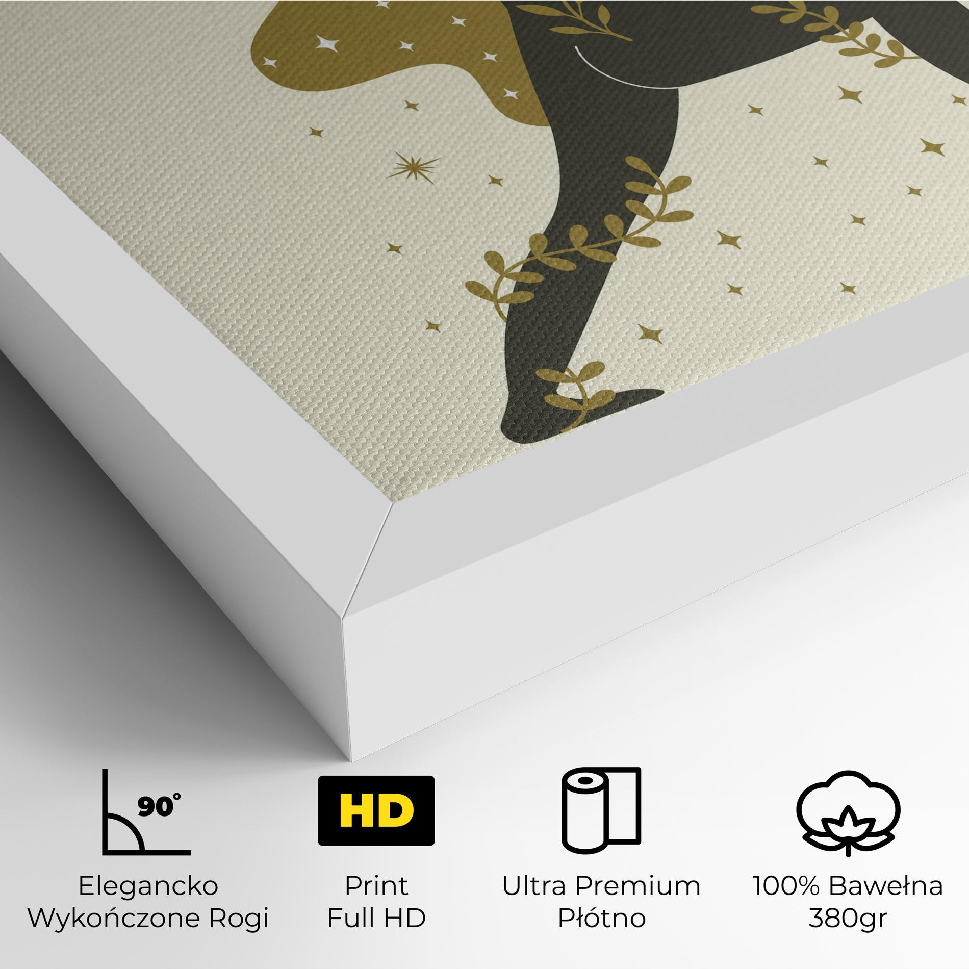 Obraz na Płótnie Chandrasana mockup 4