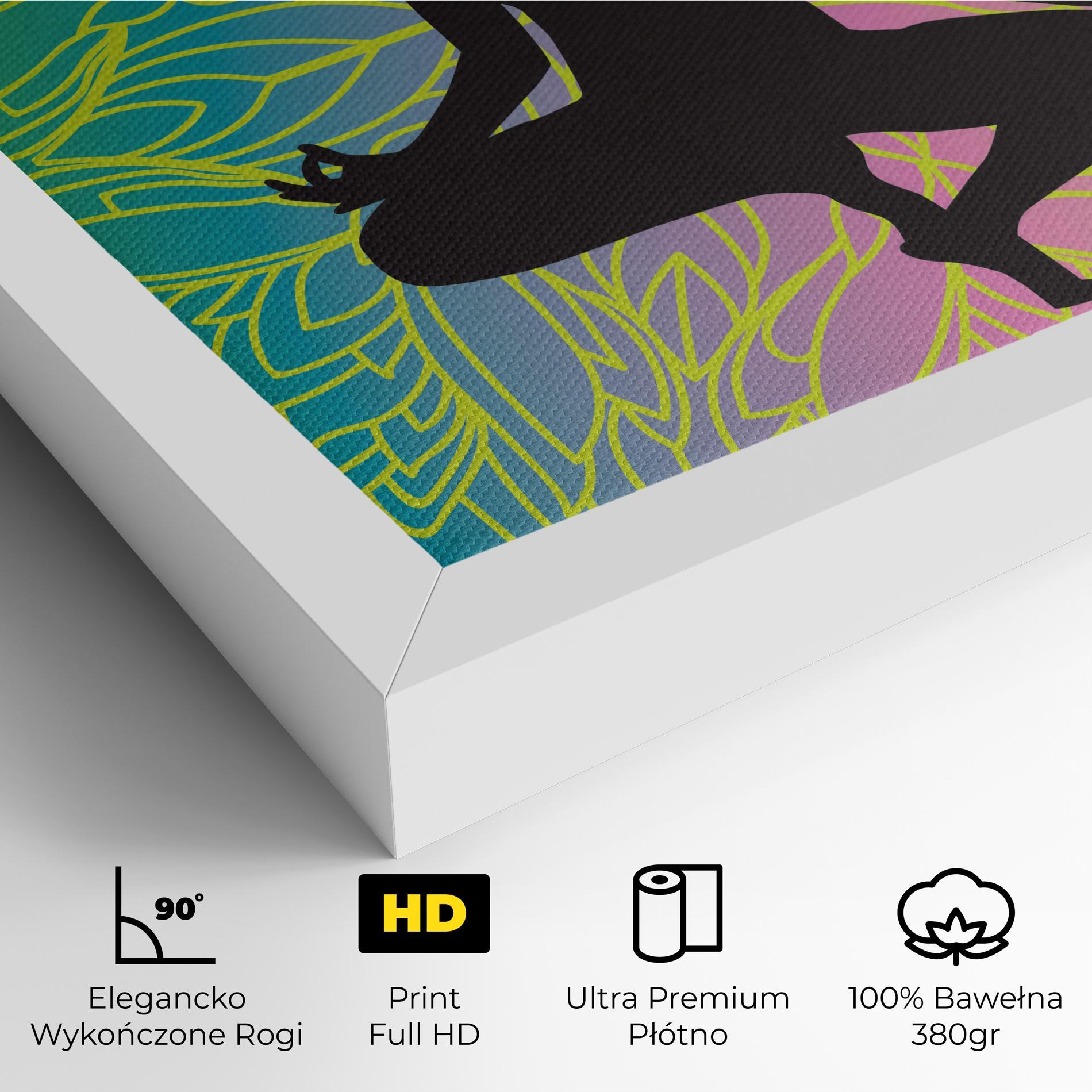 Obraz na Płótnie Peace Yoga 01 mockup 4