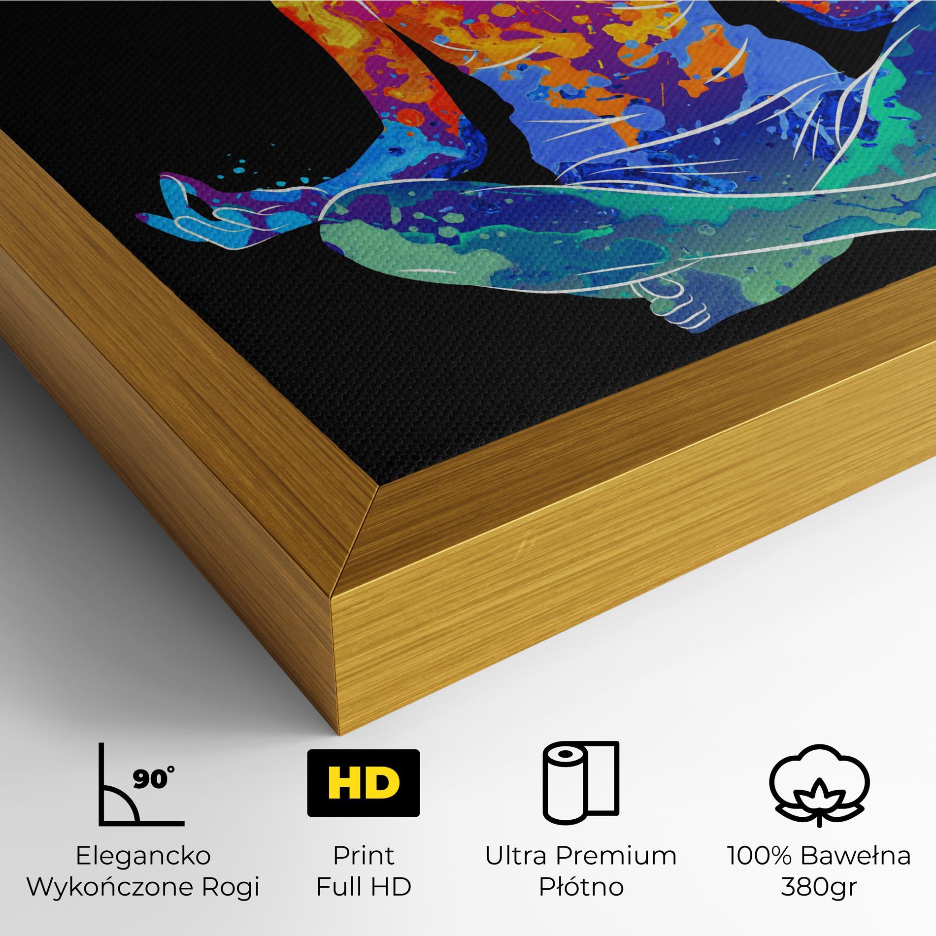 Obraz na Płótnie Colorful Meditation mockup 4