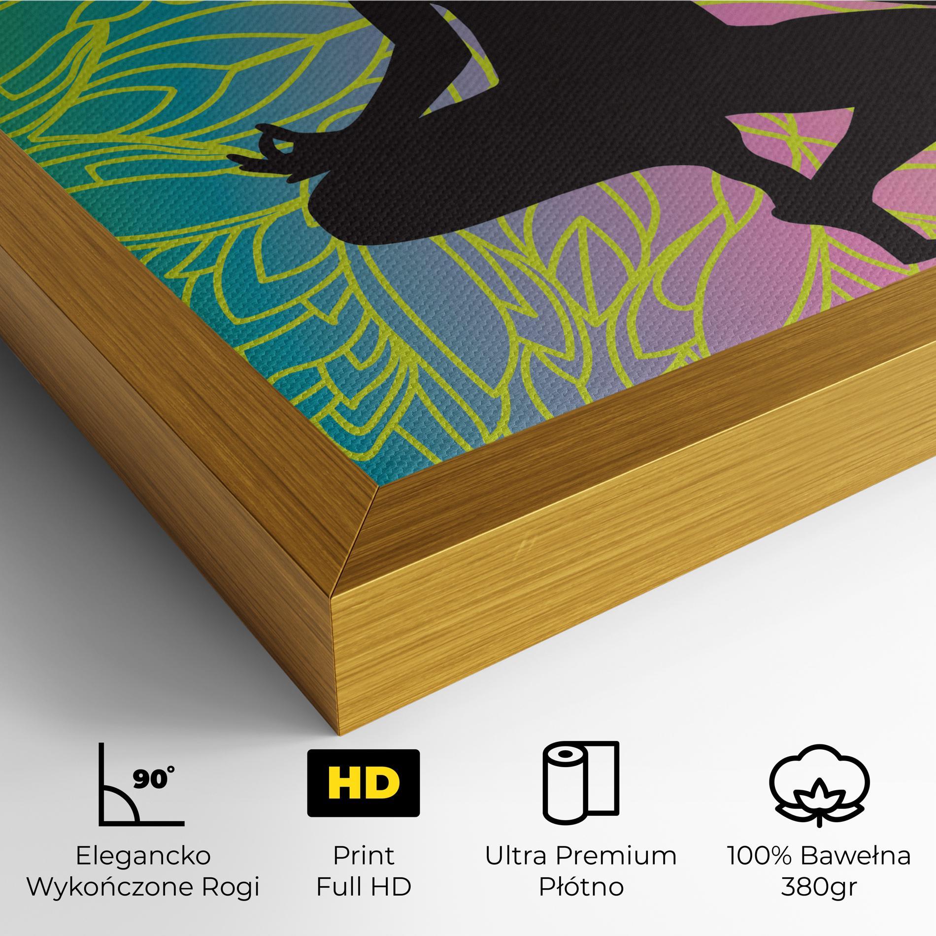 Obraz na Płótnie Peace Yoga 01 mockup 4