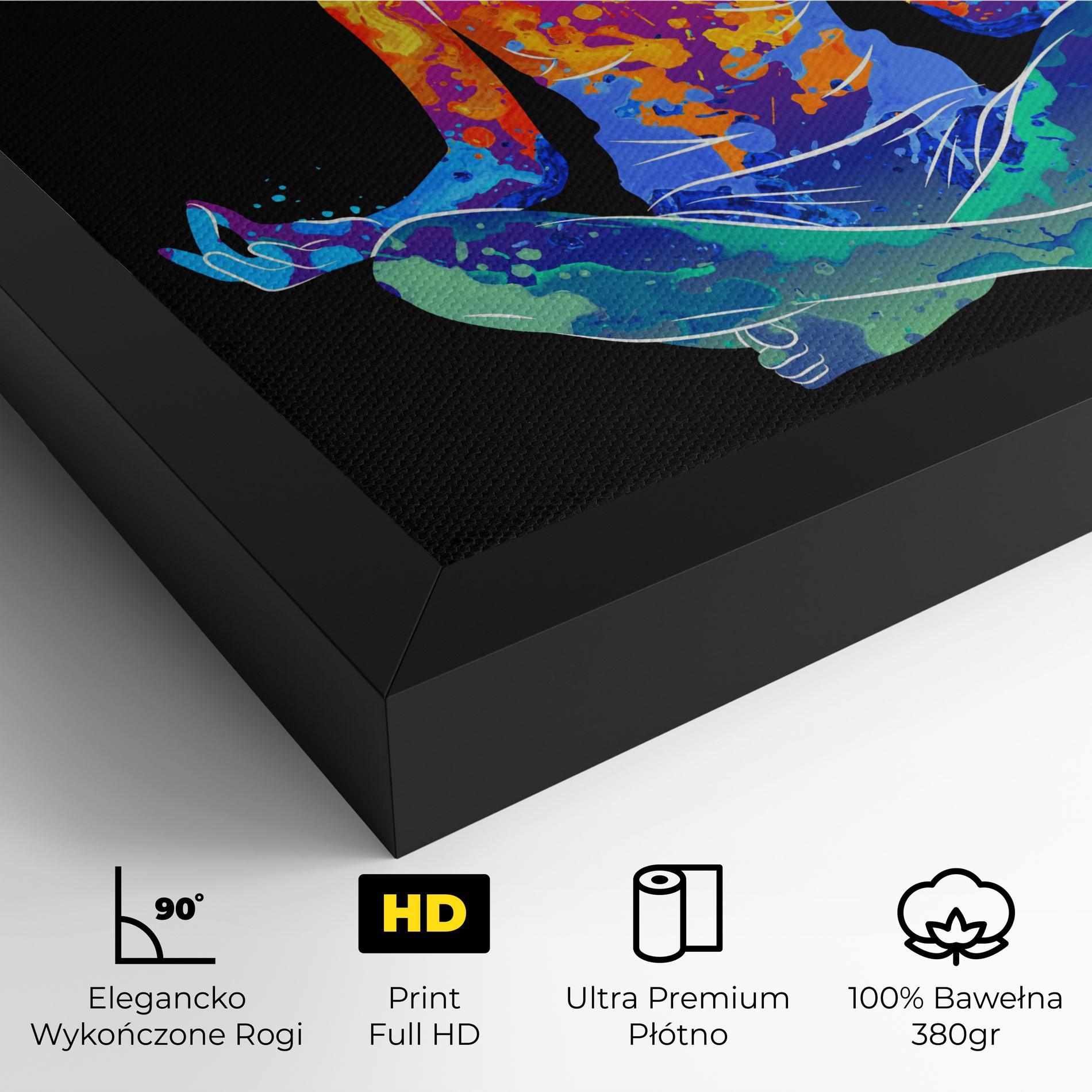 Obraz na Płótnie Colorful Meditation mockup 4