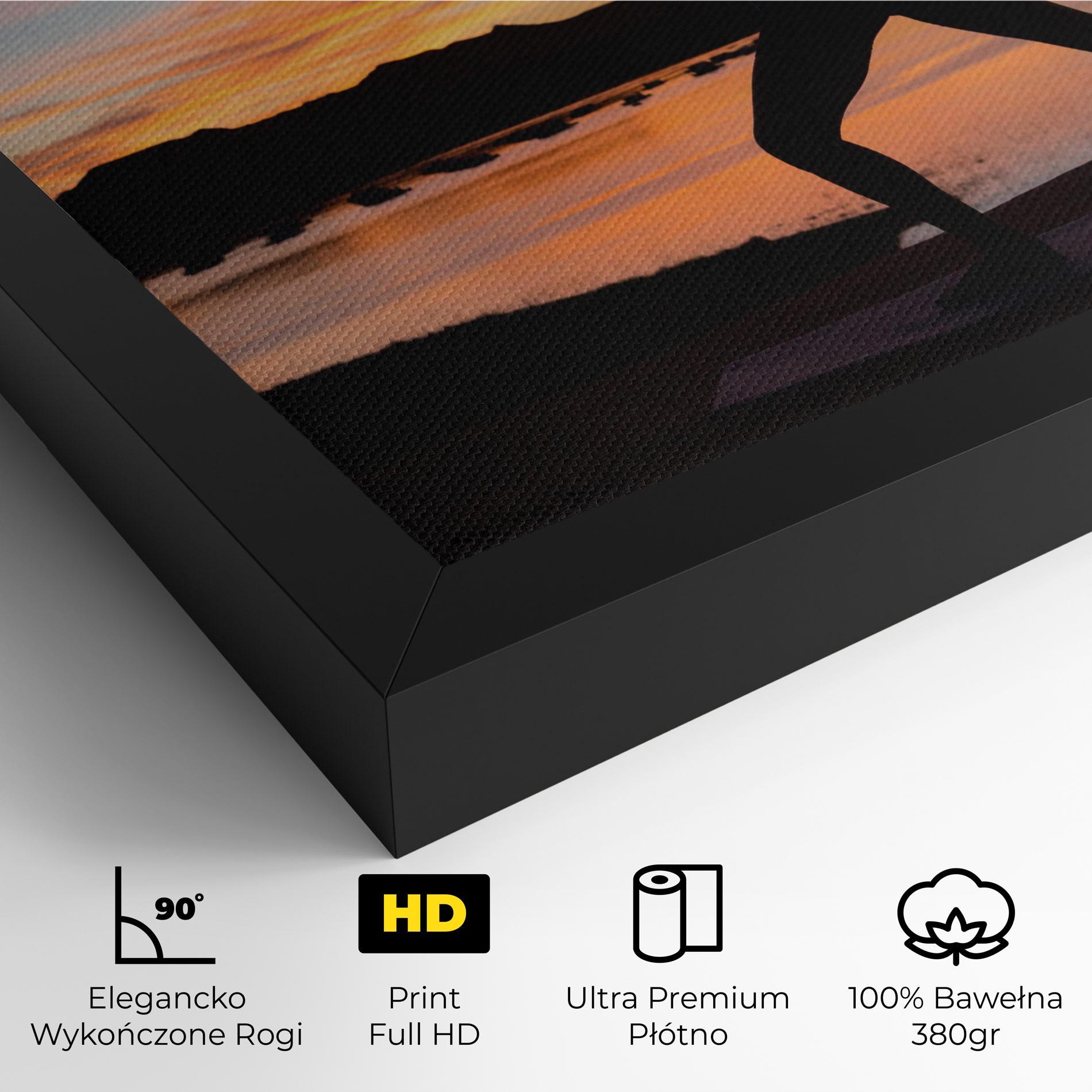 Obraz na Płótnie Morning Yoga mockup 4