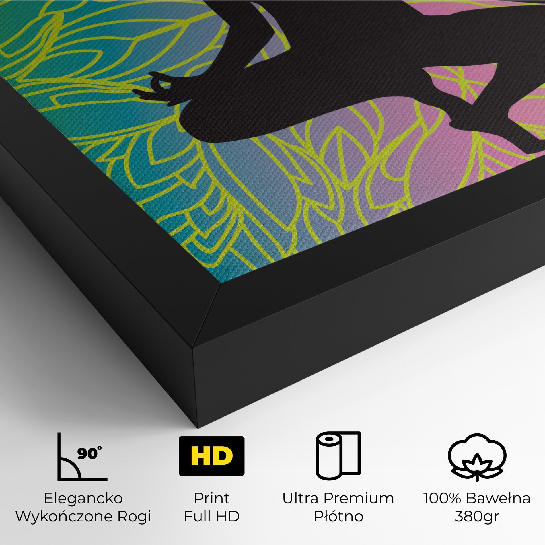 Obraz na Płótnie Peace Yoga 01 mockup 4