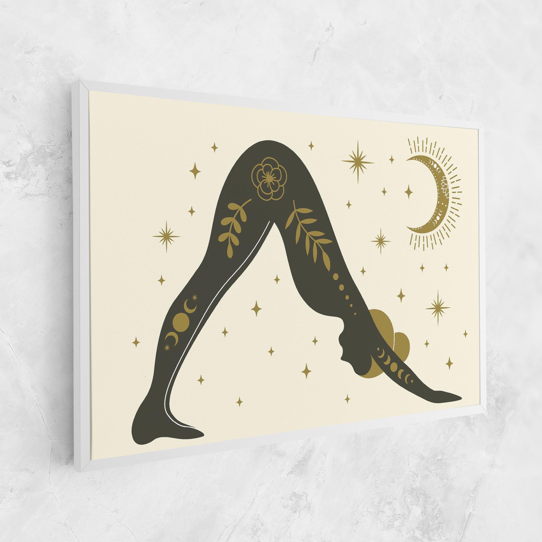 Obraz na Płótnie Adho Mukha mockup 1